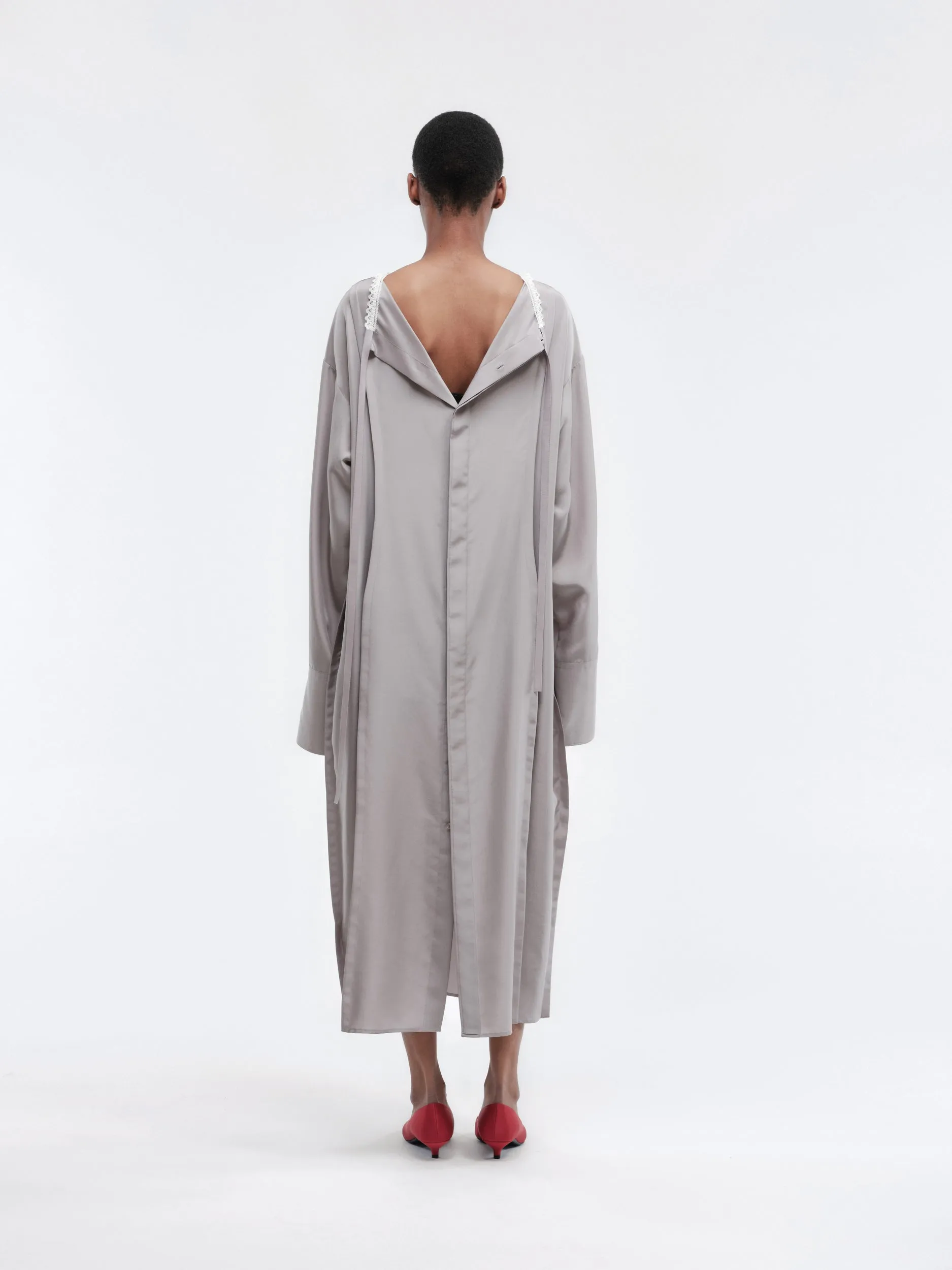Robe Espéranto en soie habotai sold by Carven product image thumbnail 4