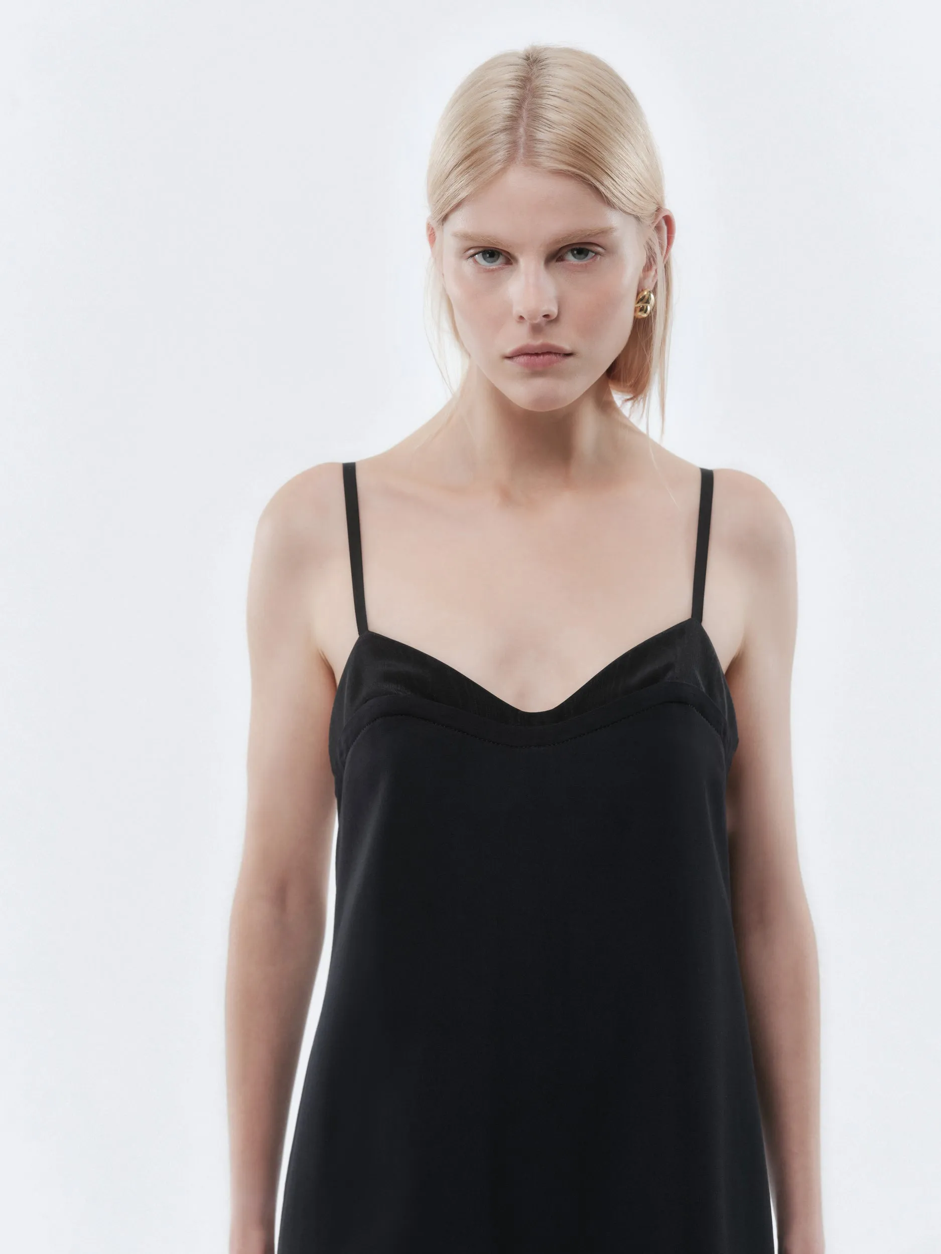 Robe lingerie en soie tailleur sold by Carven product image thumbnail 3