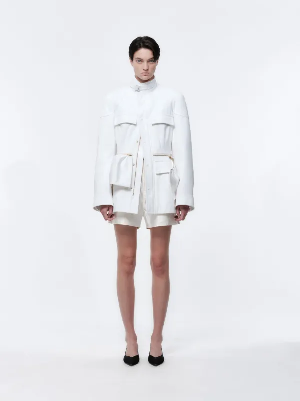 Veste Espéranto en satin de coton made by Carven