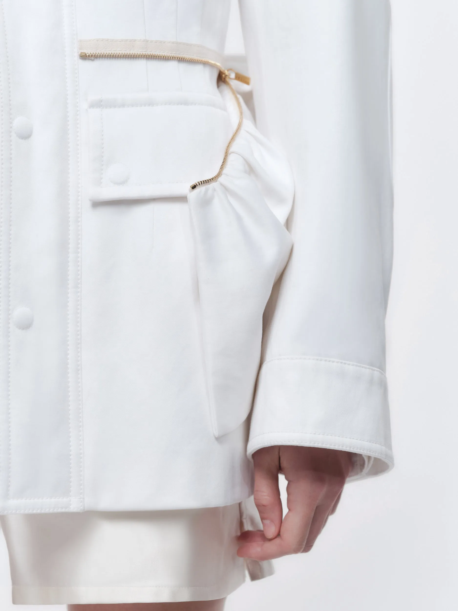Veste Espéranto en satin de coton sold by Carven product image thumbnail 5