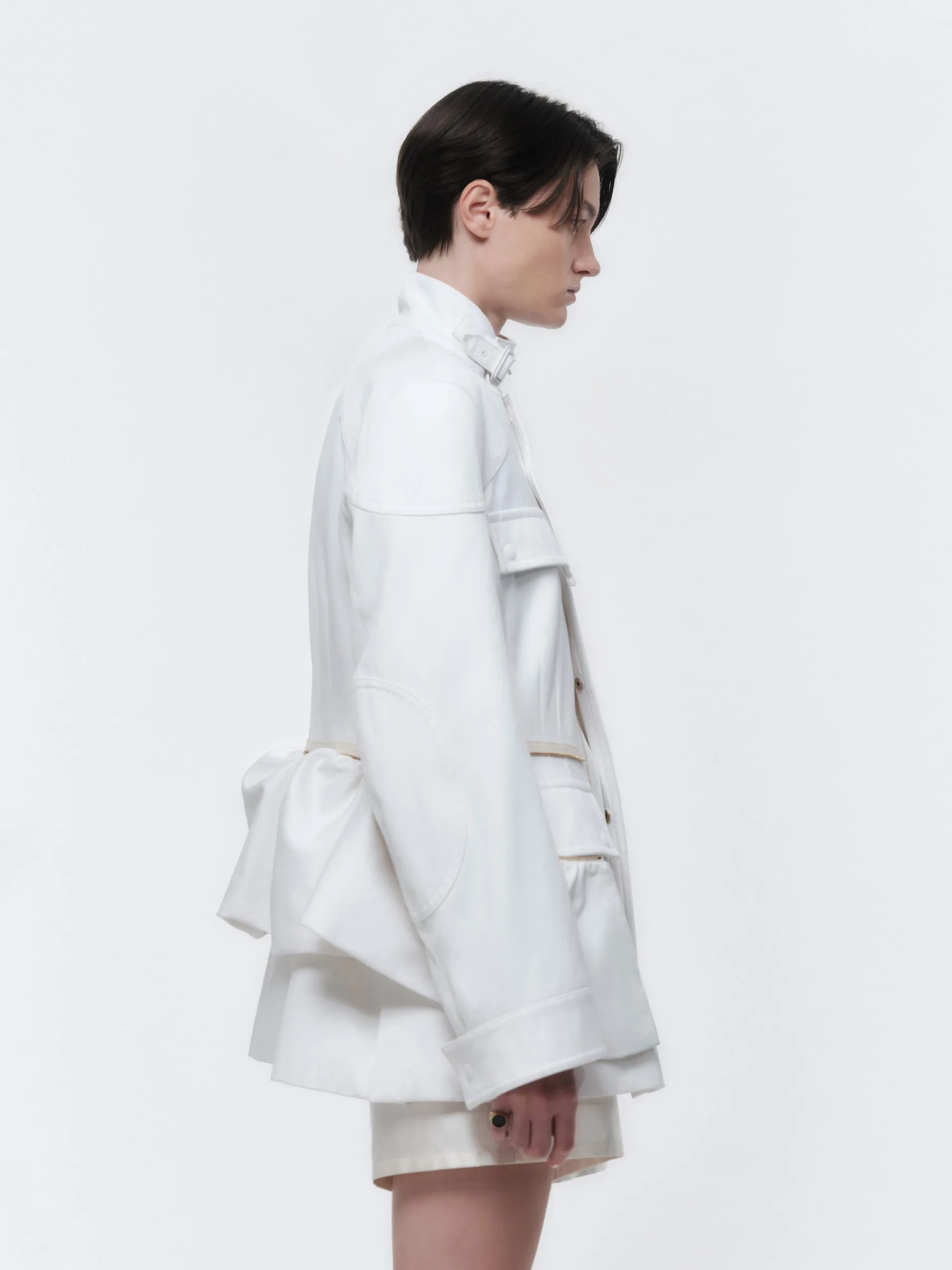 Veste Espéranto en satin de coton sold by Carven product image thumbnail 4