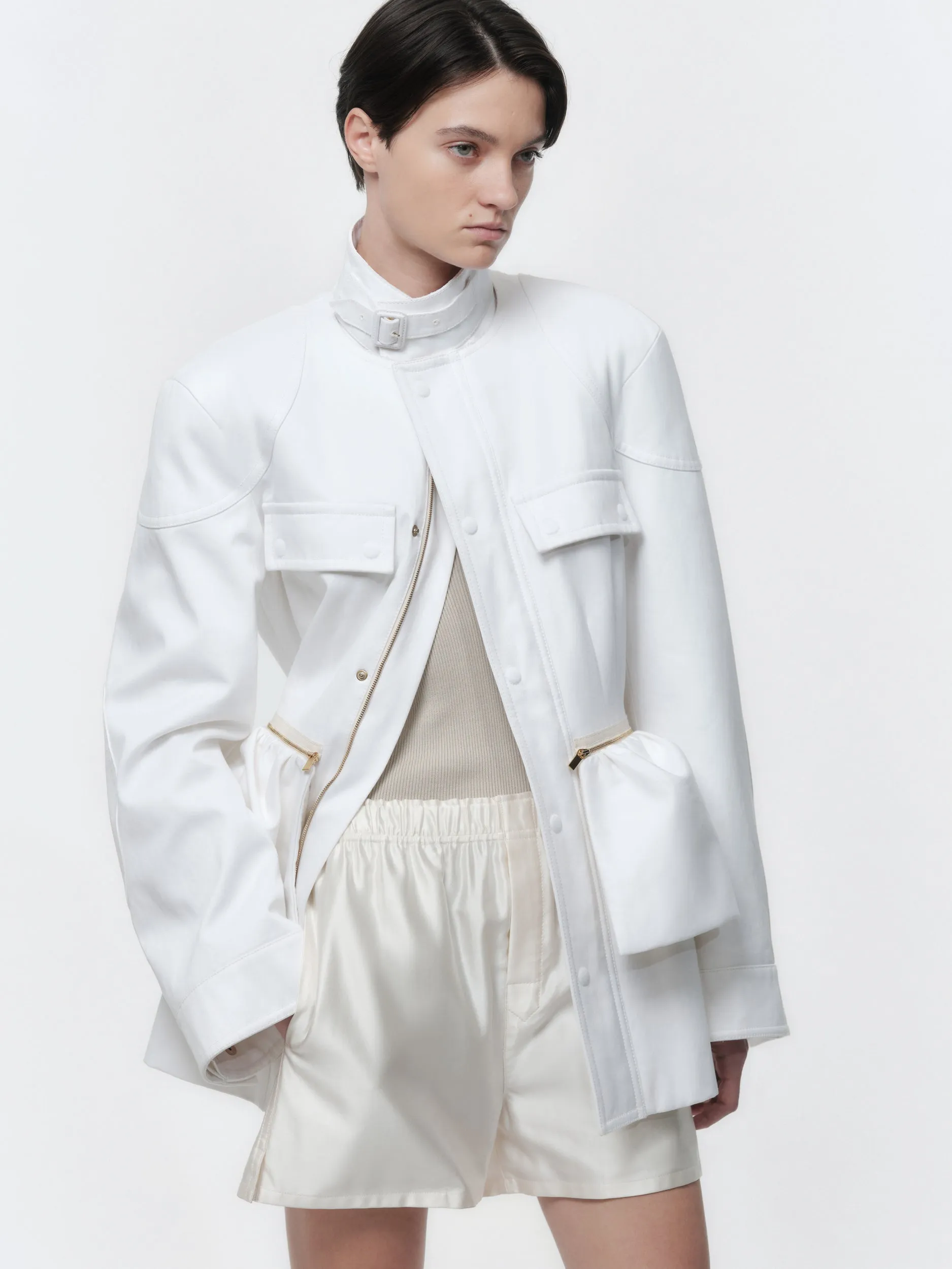 Veste Espéranto en satin de coton sold by Carven product image thumbnail 3