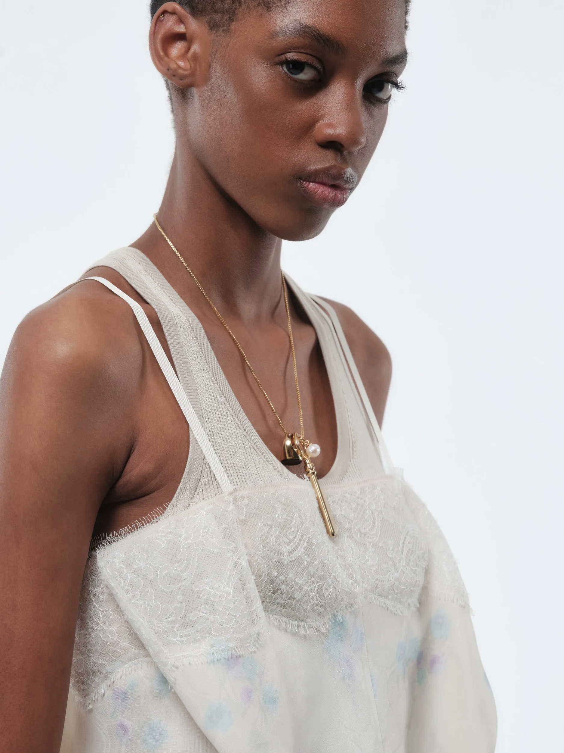 Top lingerie en jacquard imprimé orchidée sold by Carven product image thumbnail 5