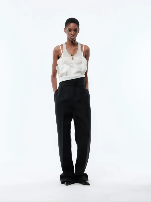 Top lingerie en jacquard imprimé orchidée made by Carven