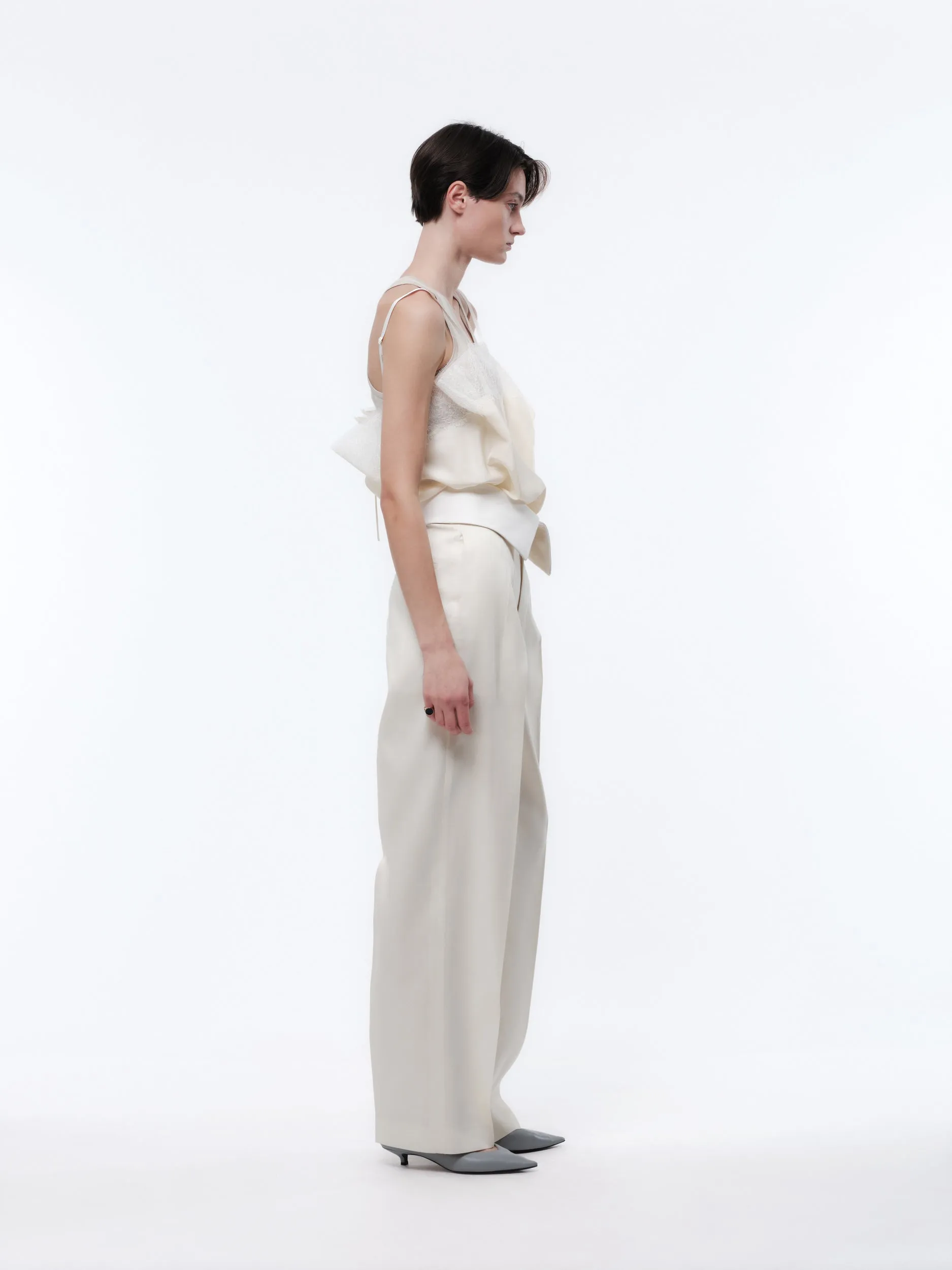 Top lingerie en soie habotai sold by Carven product image thumbnail 4