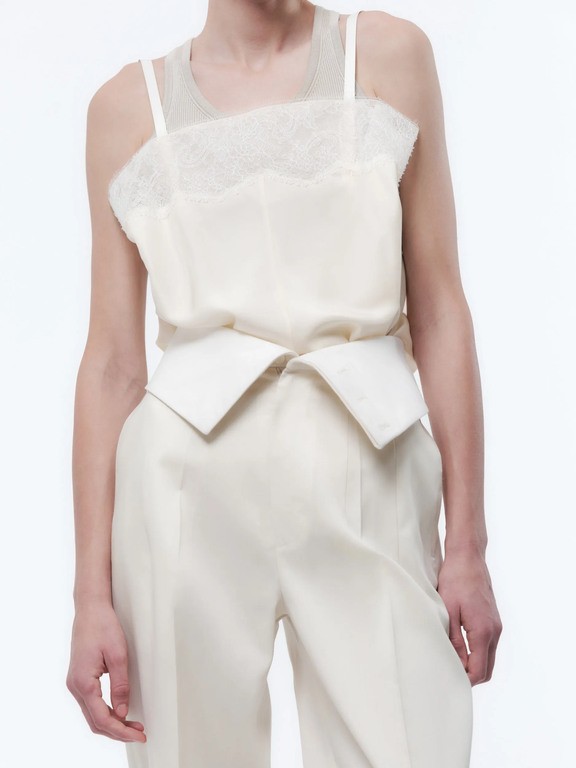 Top lingerie en soie habotai sold by Carven product image thumbnail 5