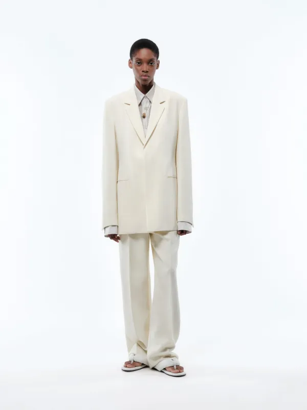 Veste tailleur en shantung made by Carven