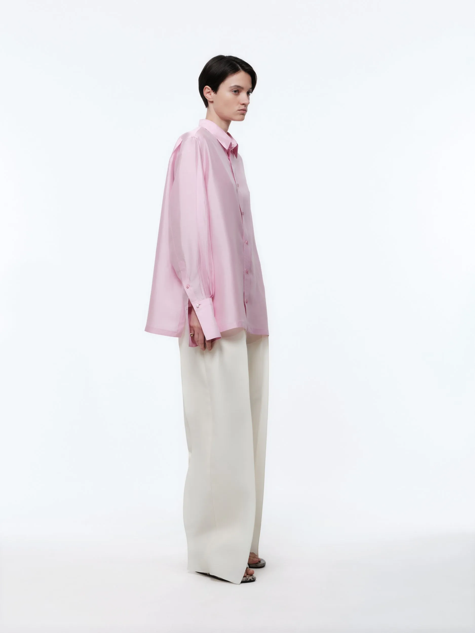 Chemise longue en drap de soie sold by Carven product image thumbnail 2