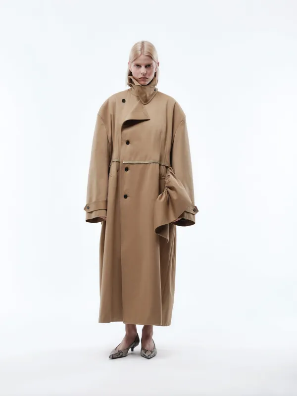 Manteau Espéranto en satin de coton made by Carven