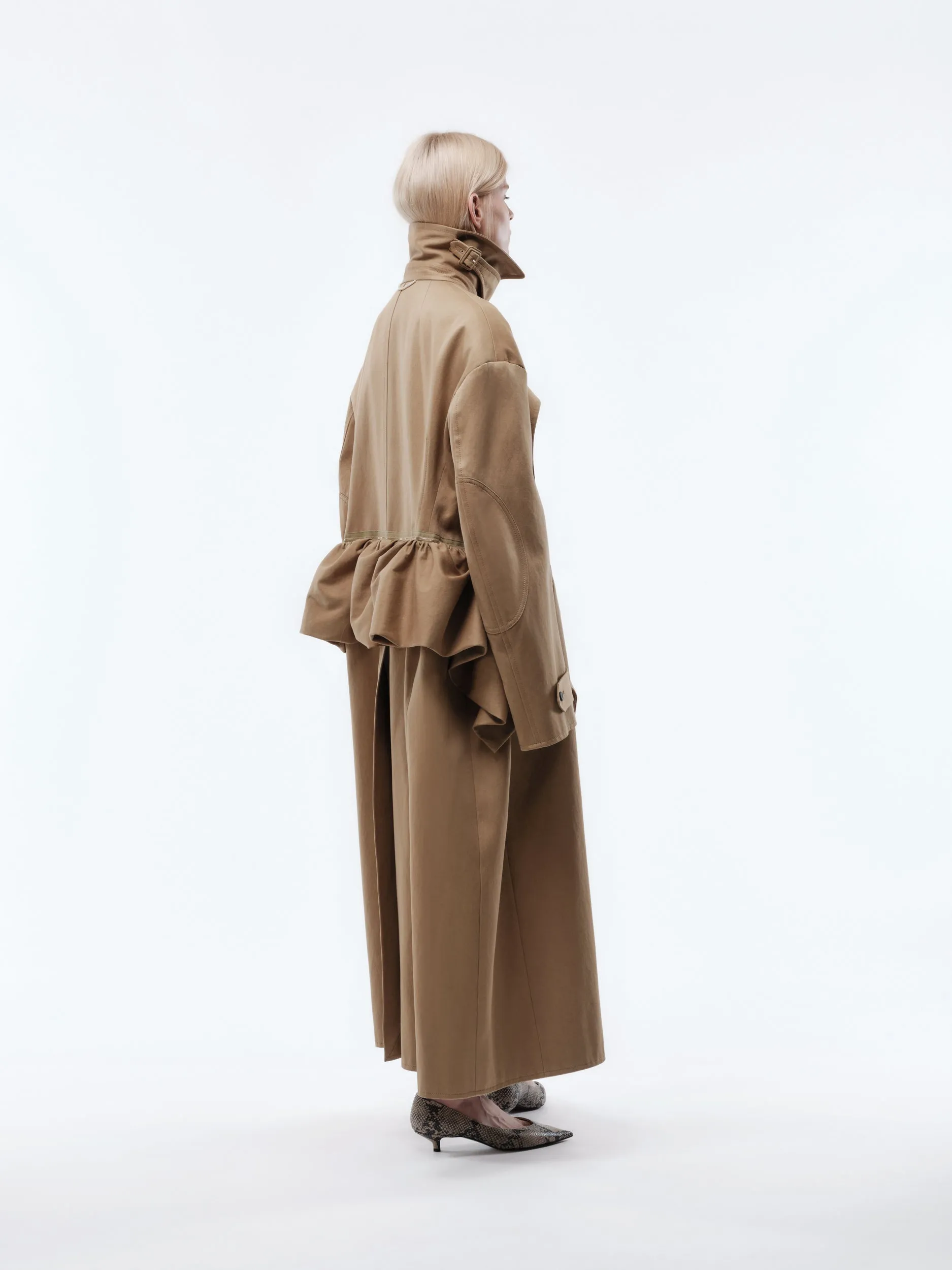 Manteau Espéranto en satin de coton sold by Carven product image thumbnail 2