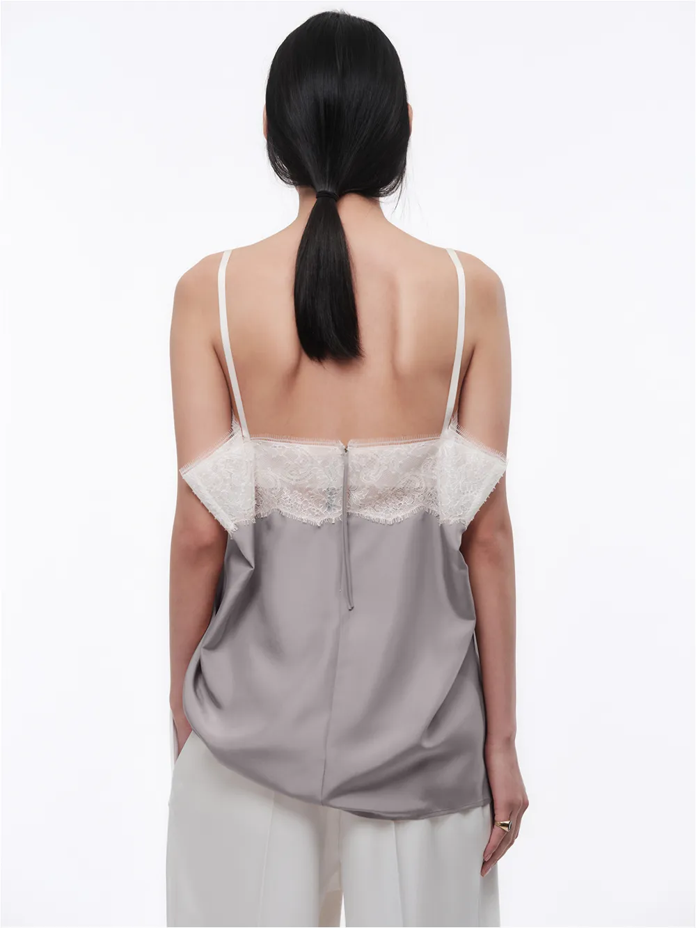 Top lingerie en drap de soie sold by Carven product image thumbnail 2