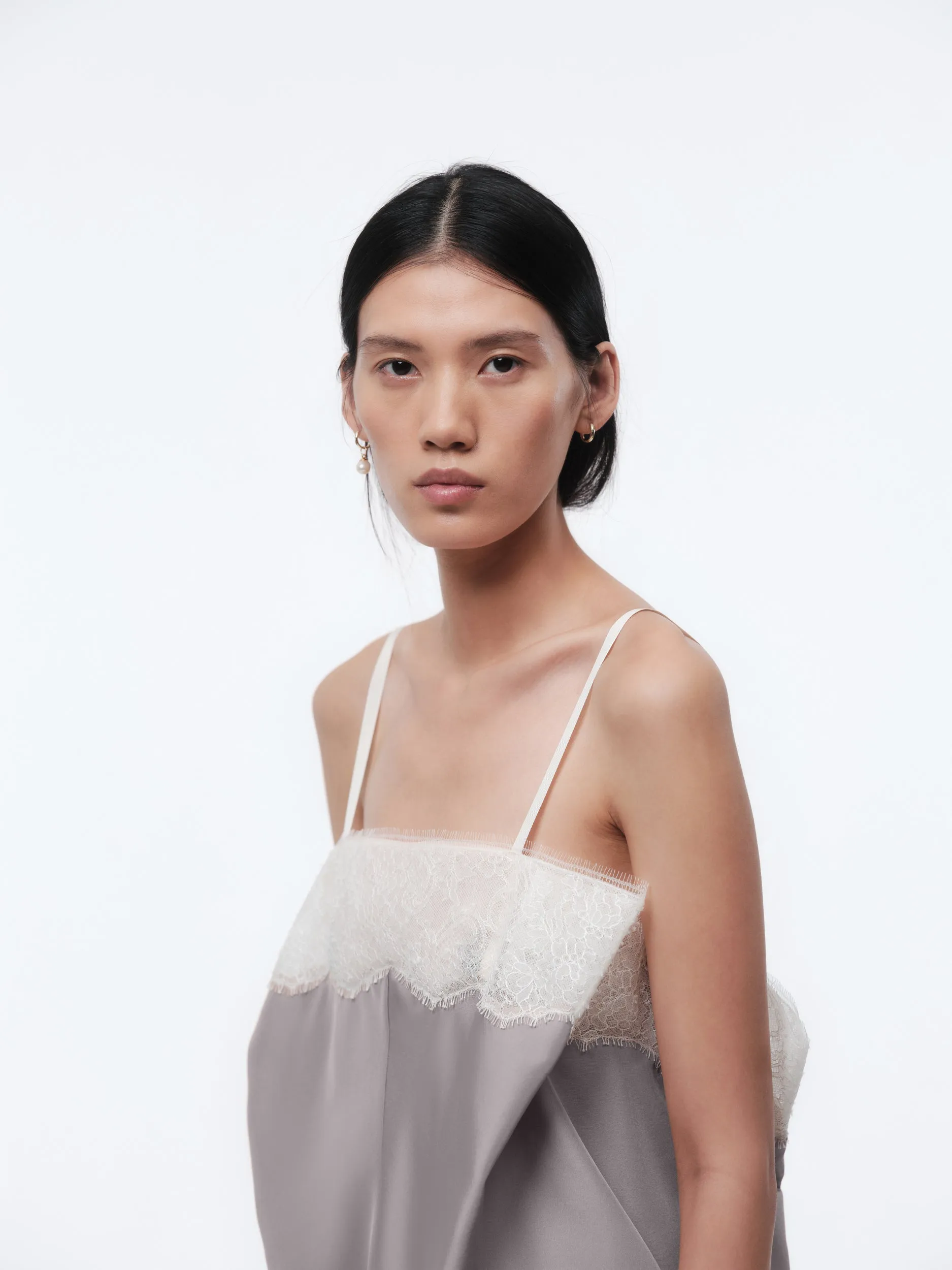 Top lingerie en drap de soie sold by Carven product image thumbnail 4