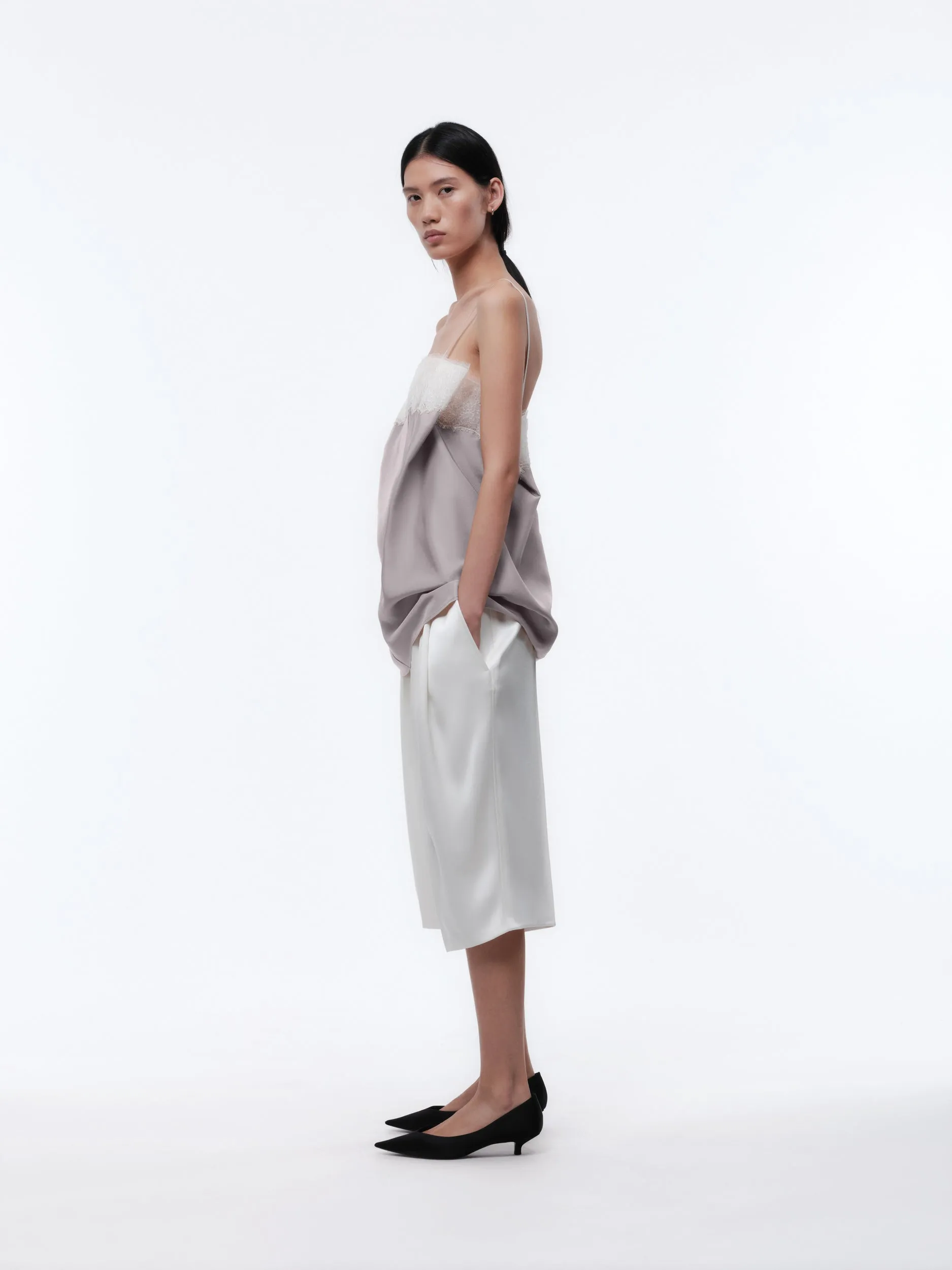 Top lingerie en drap de soie sold by Carven product image thumbnail 3