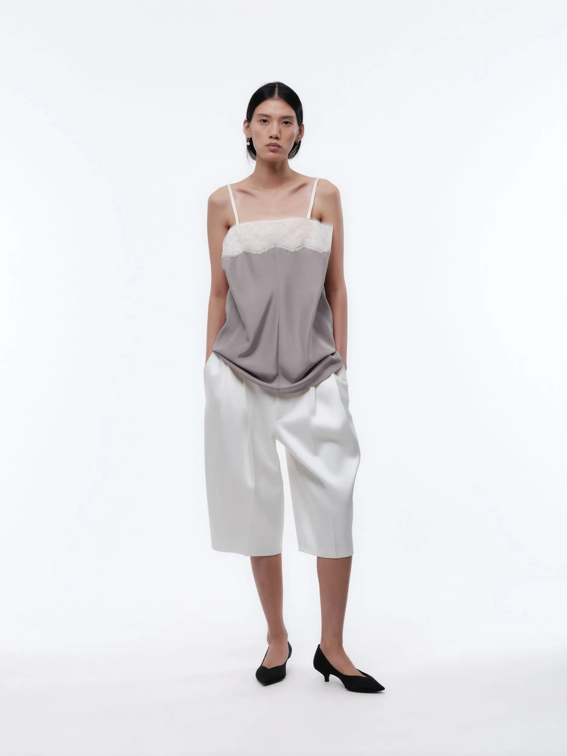 Top lingerie en drap de soie sold by Carven