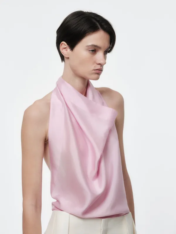 Haut dos nu en drap de soie made by Carven