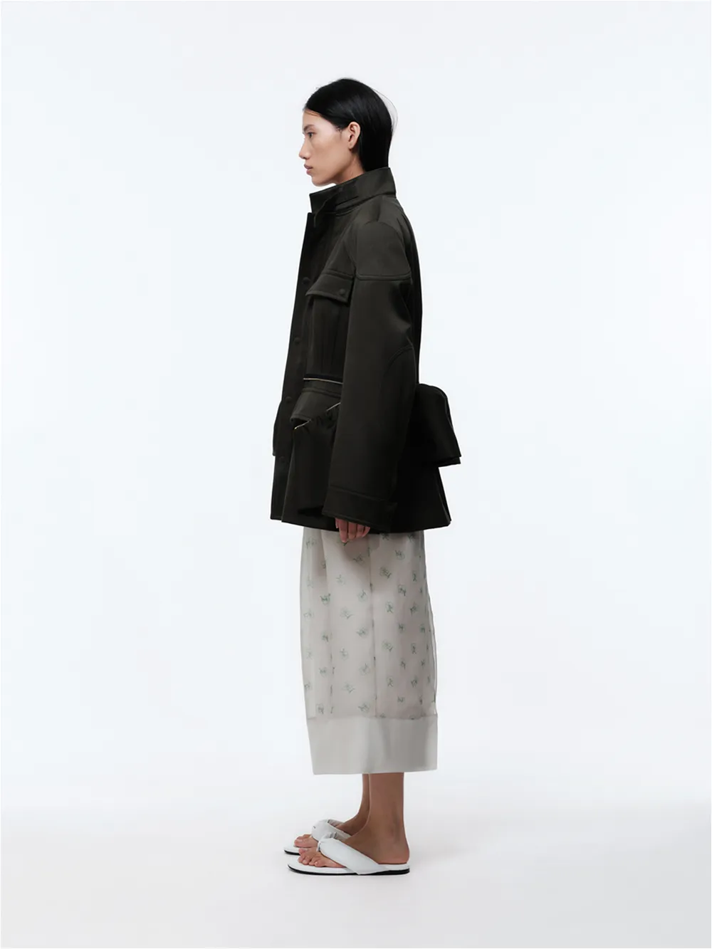 Veste Espéranto en satin de coton sold by Carven product image thumbnail 4