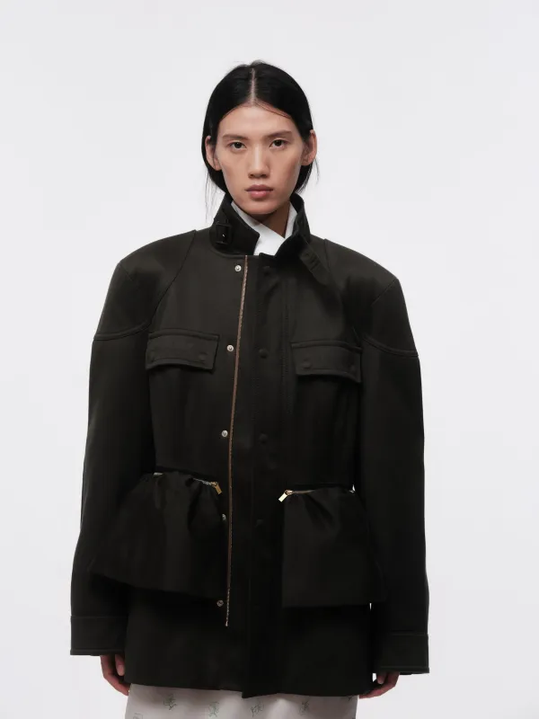 Veste Espéranto en satin de coton made by Carven