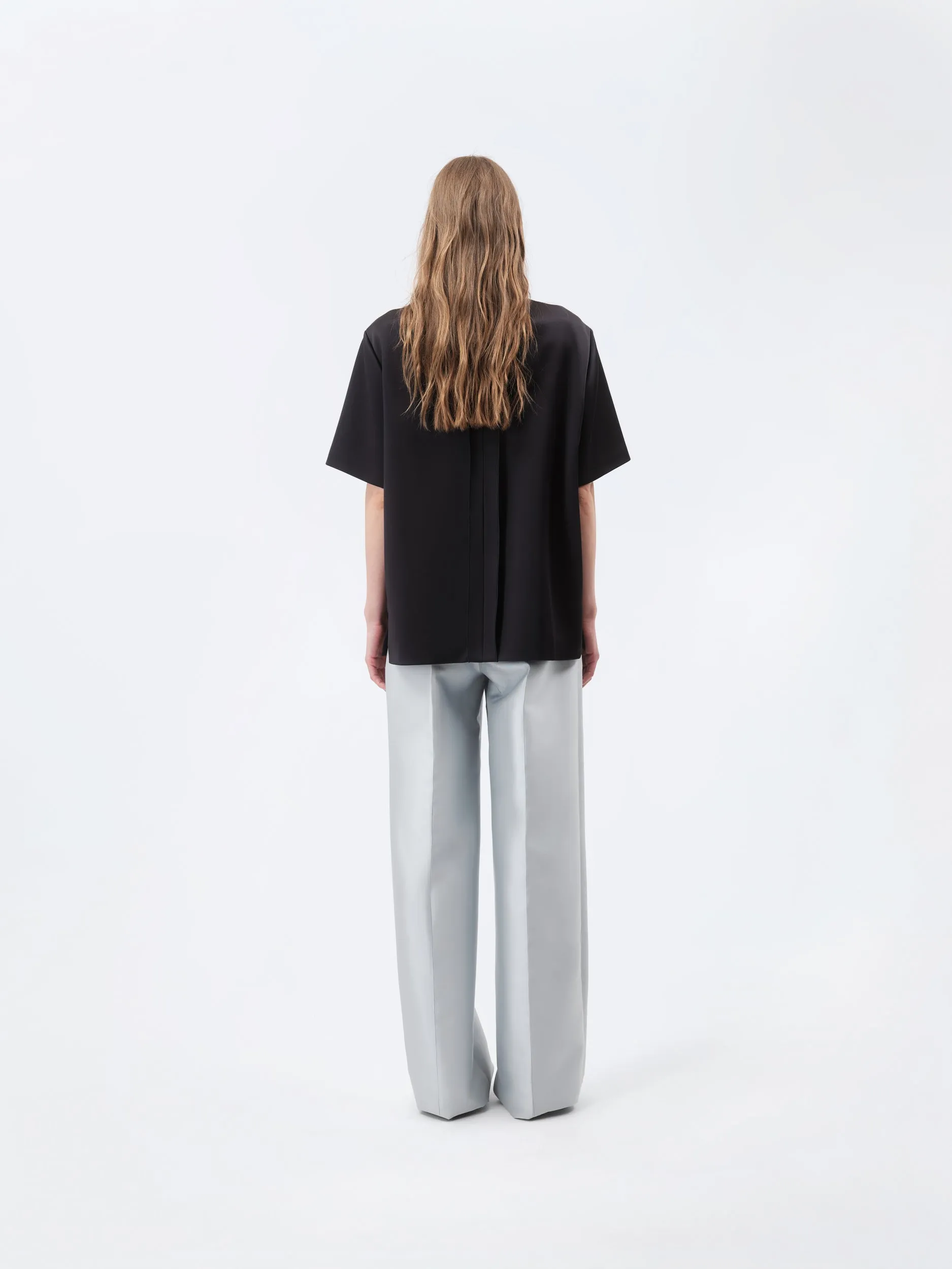 Top en satin double sold by Carven product image thumbnail 4