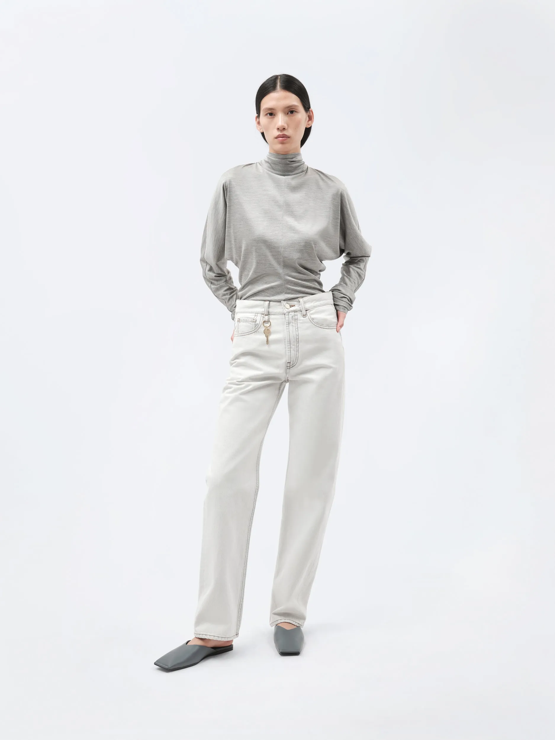 Top kimono en jersey de soie sold by Carven product image thumbnail 3
