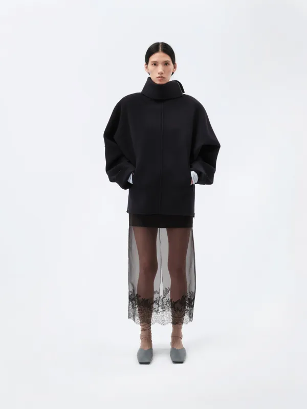 Blouson à enfiler zippé en drap double face made by Carven