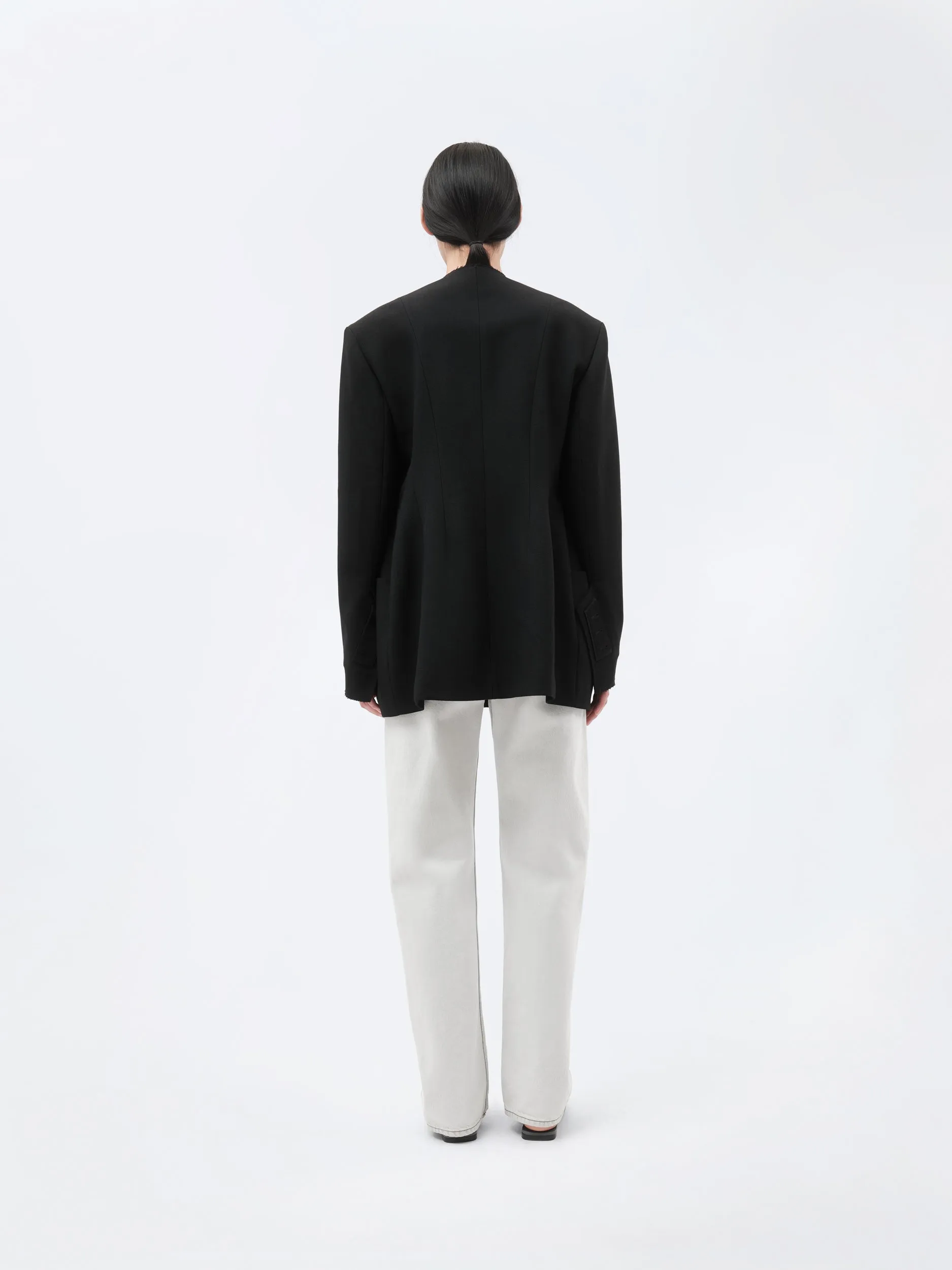 Veste déconstruite en toile de laine sold by Carven product image thumbnail 4