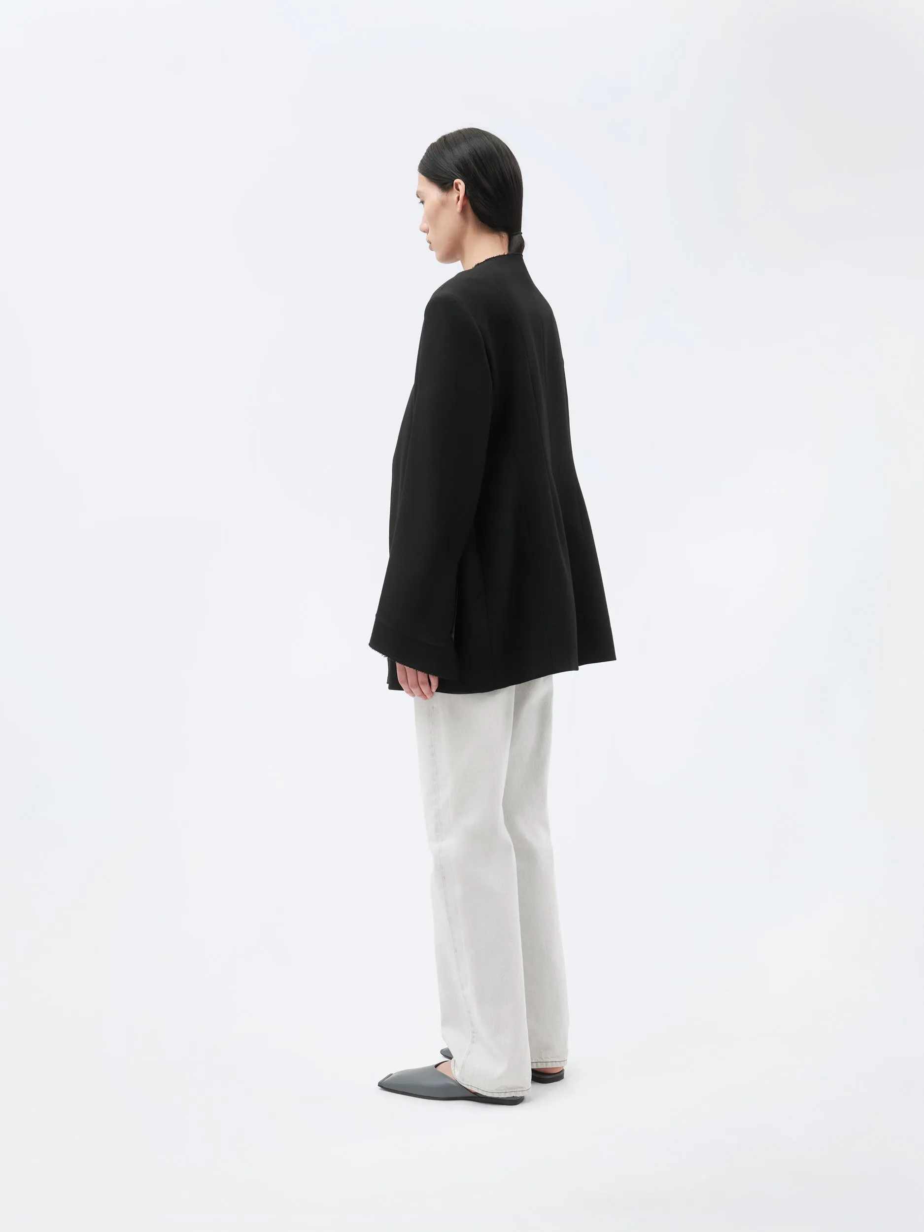 Veste déconstruite en toile de laine sold by Carven product image thumbnail 3