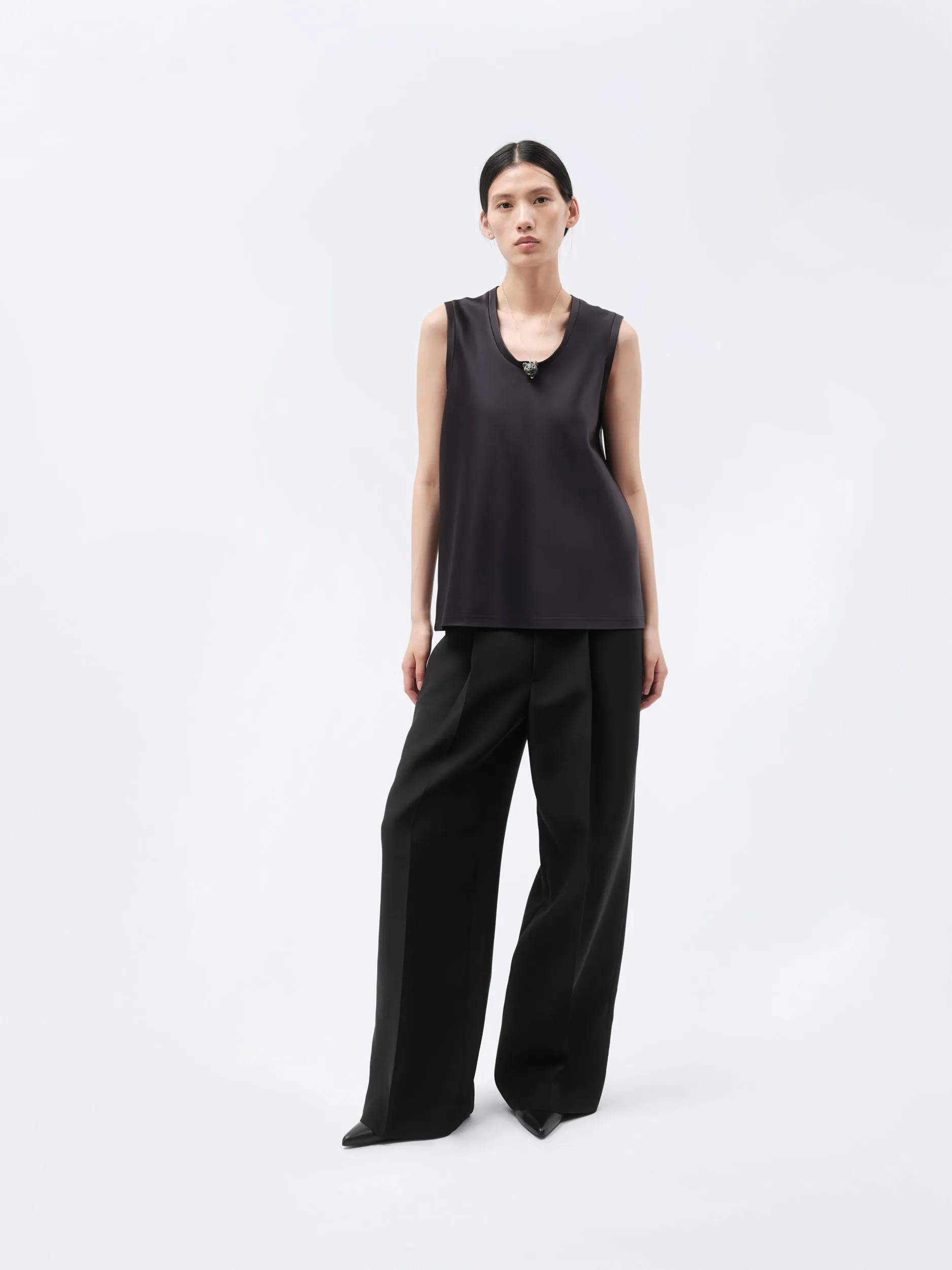 Top débardeur en satin double sold by Carven product image thumbnail 3