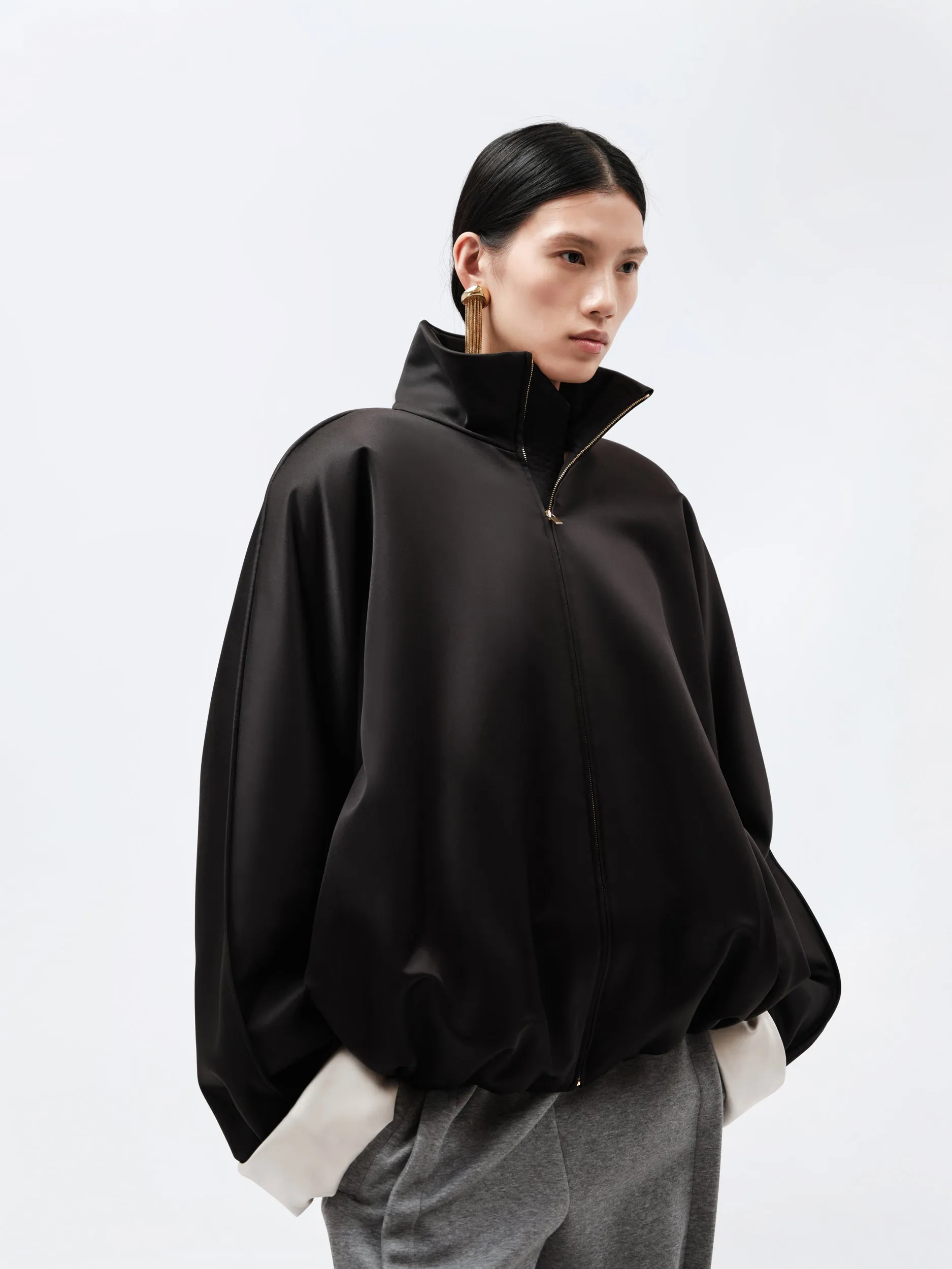 Blouson ouatiné en soie double sold by Carven product image thumbnail 2