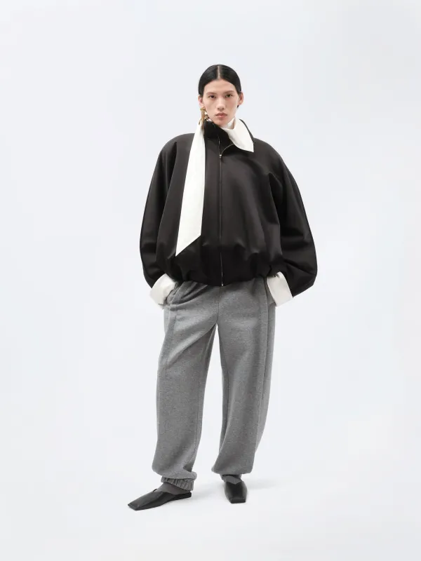 Blouson ouatiné en soie double made by Carven