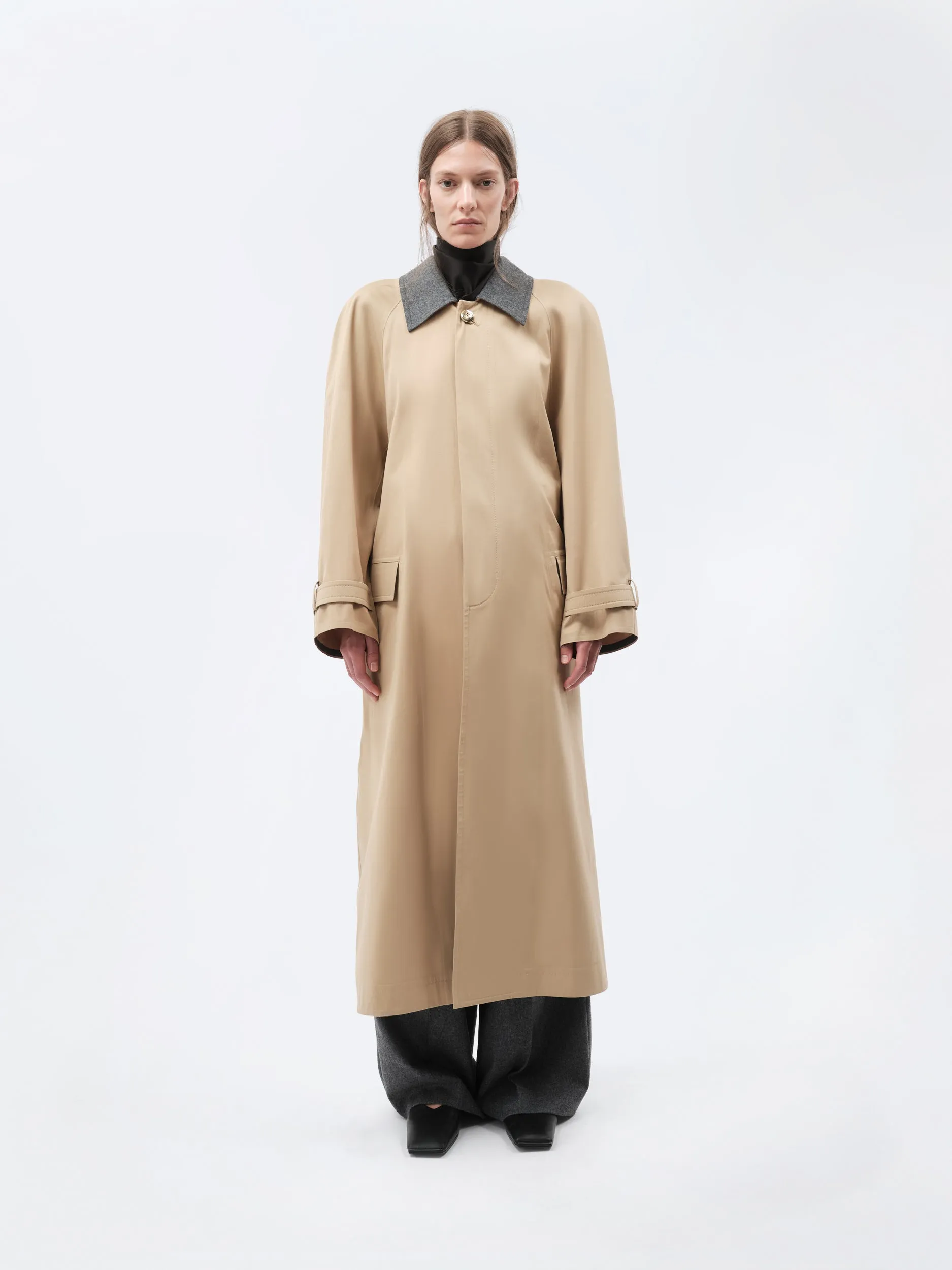 Pardessus en satin de coton et soie sold by Carven product image thumbnail 3