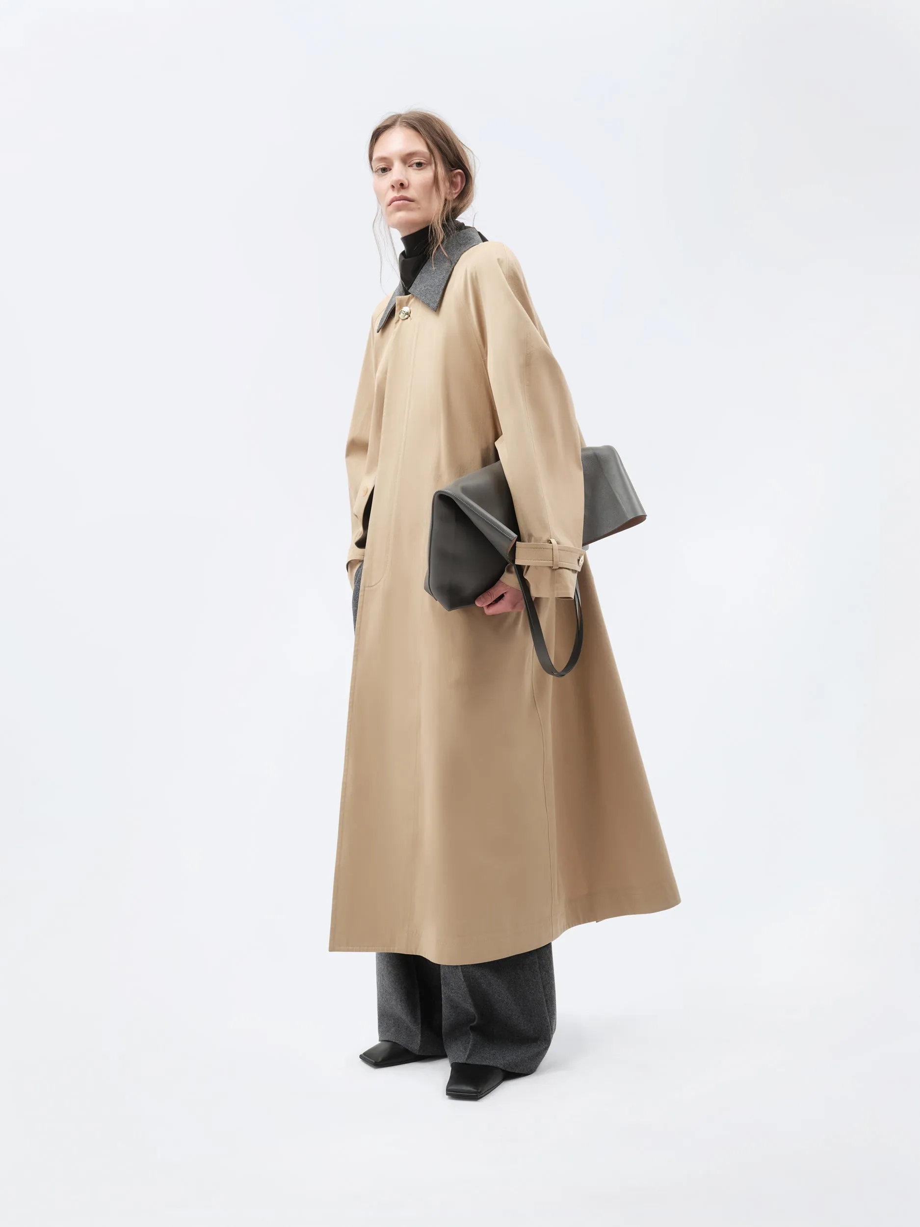 Pardessus en satin de coton et soie sold by Carven product image thumbnail 5