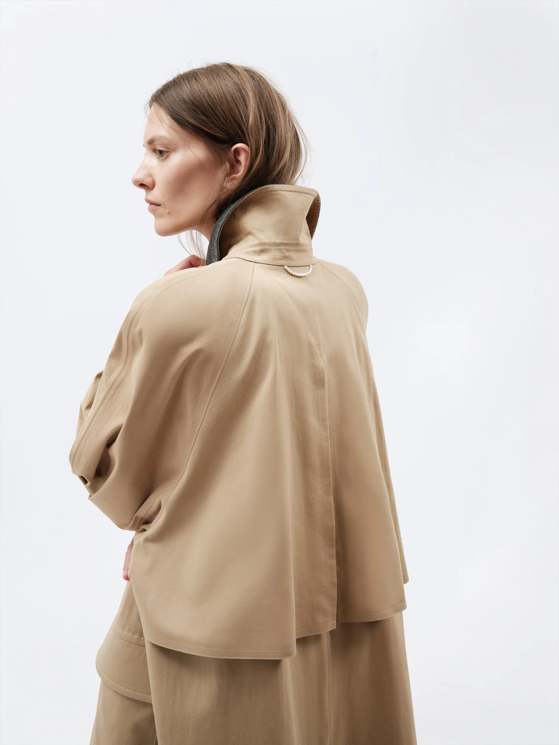 Pardessus en satin de coton et soie sold by Carven product image thumbnail 2