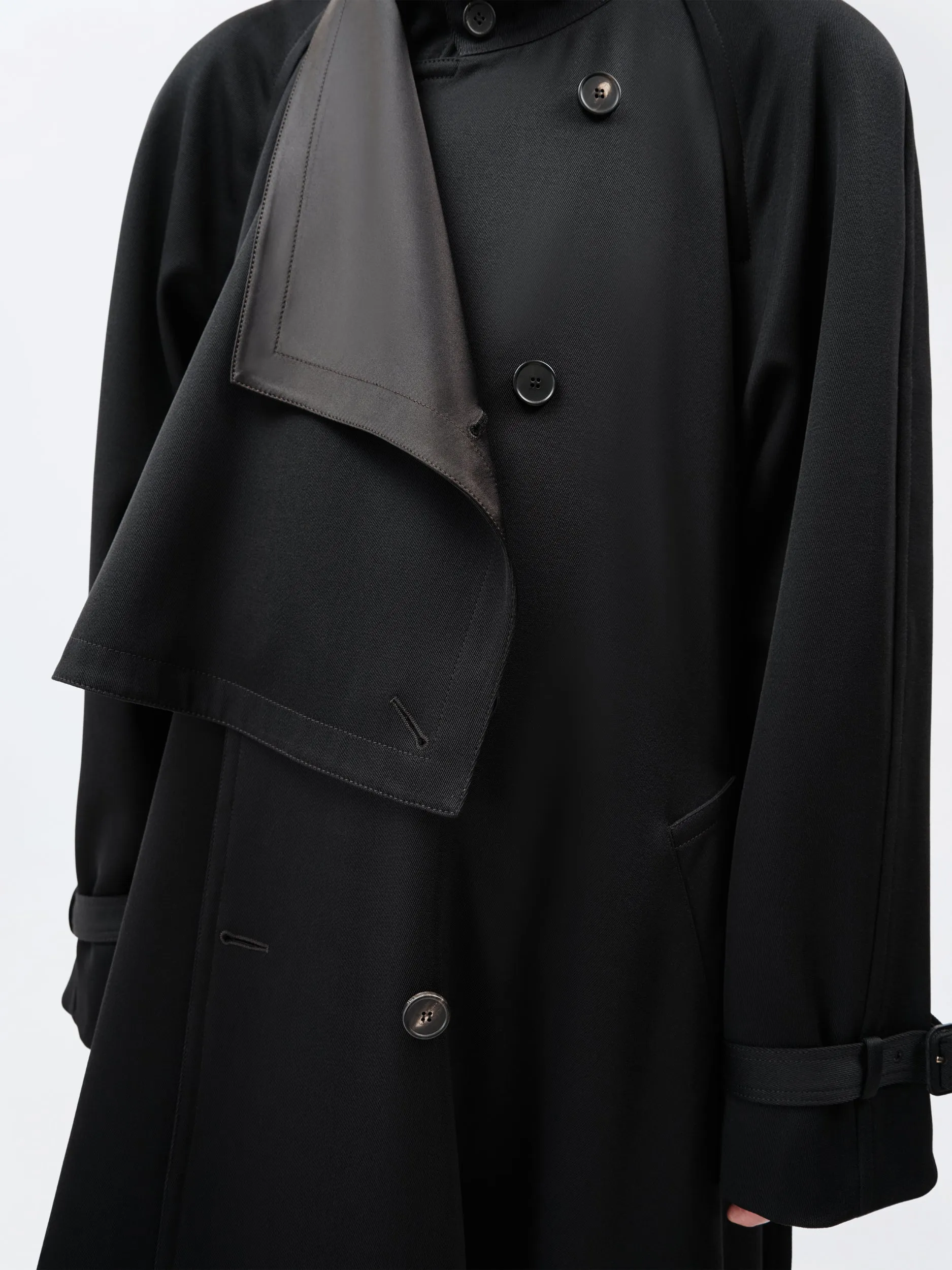 Trench en sergé de laine fluide sold by Carven product image thumbnail 4