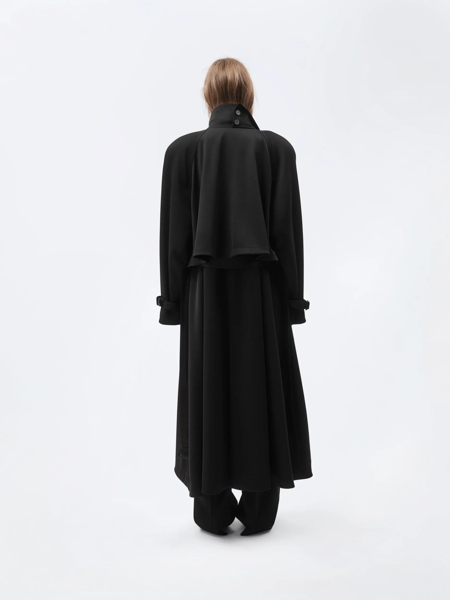 Trench en sergé de laine fluide sold by Carven product image thumbnail 2