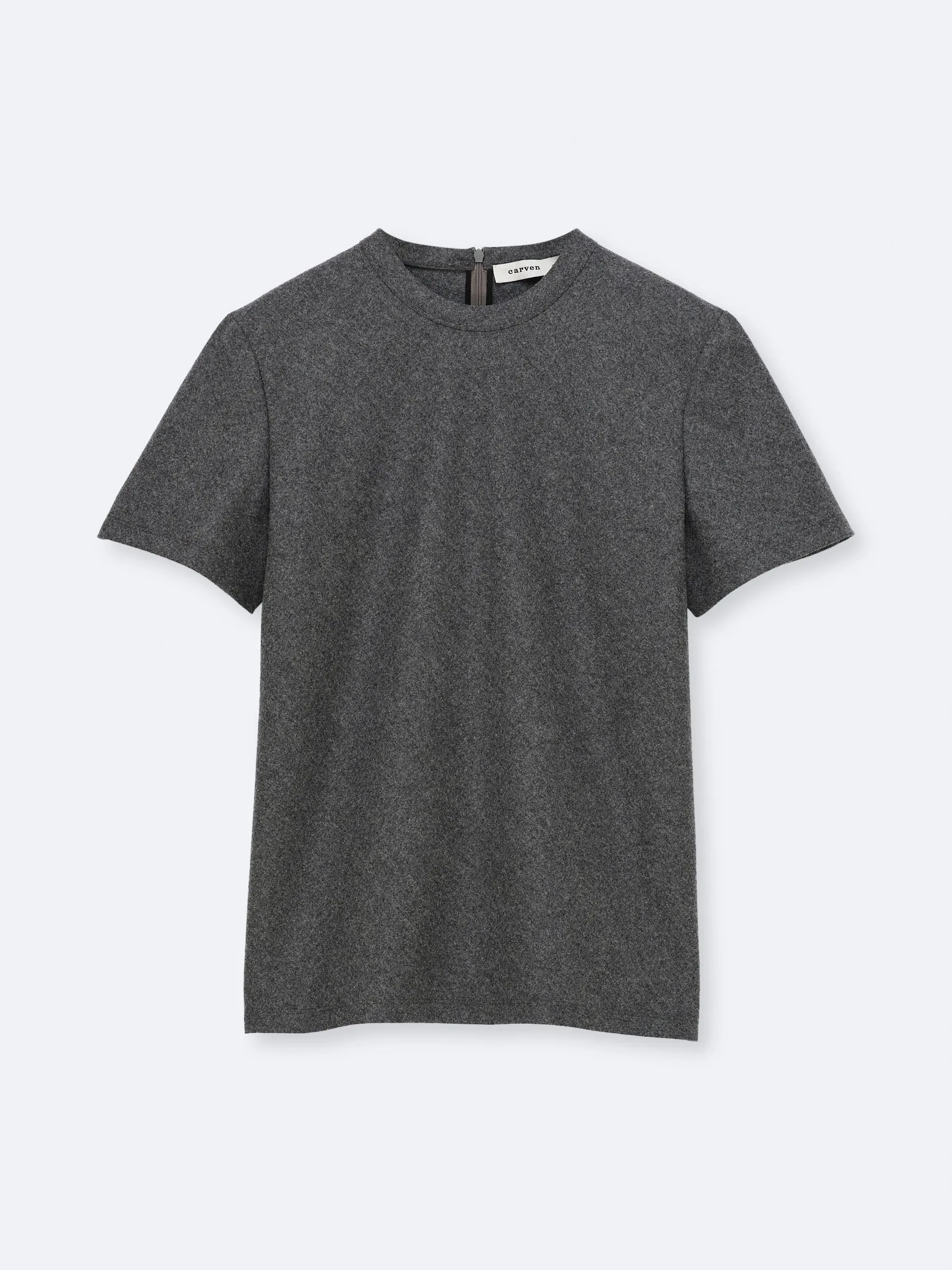 Top t-shirt ajusté en flanelle sold by Carven product image thumbnail 5