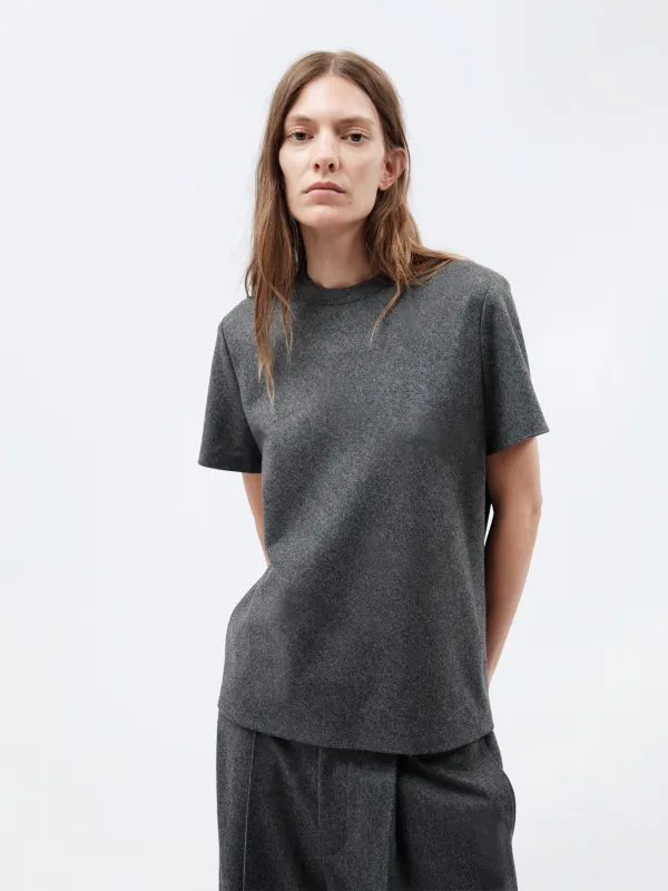Top t-shirt ajusté en flanelle made by Carven