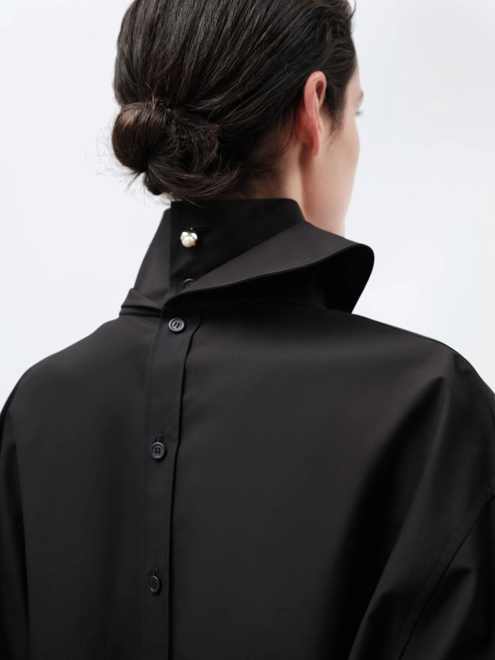 Chemise orchidée en popeline légère sold by Carven product image thumbnail 5