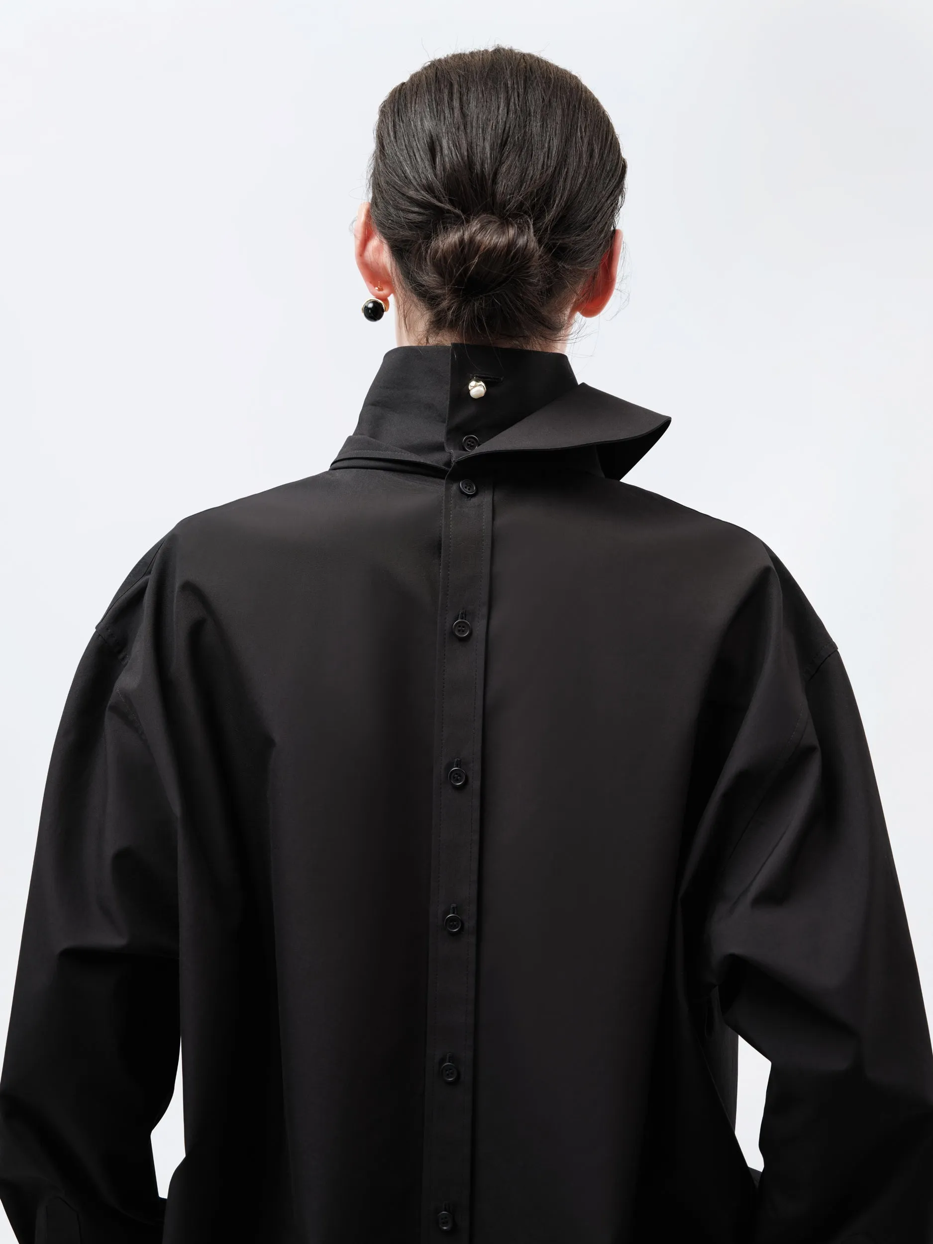 Chemise orchidée en popeline légère sold by Carven product image thumbnail 2