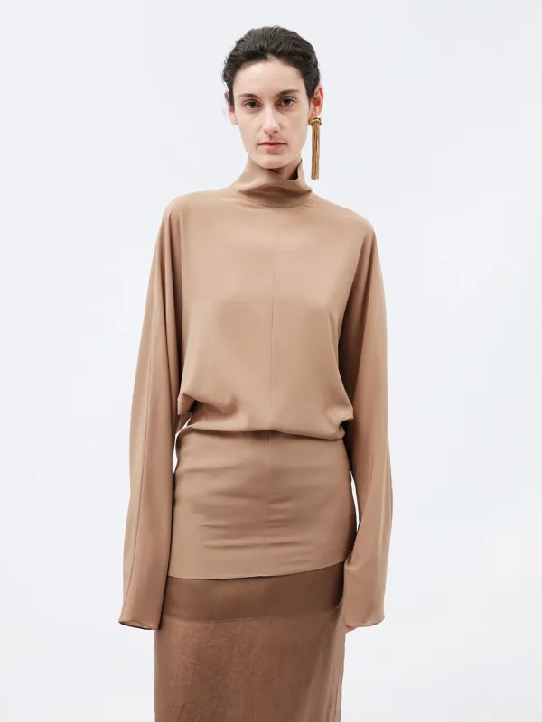 Blouse kimono en georgette stretch made by Carven