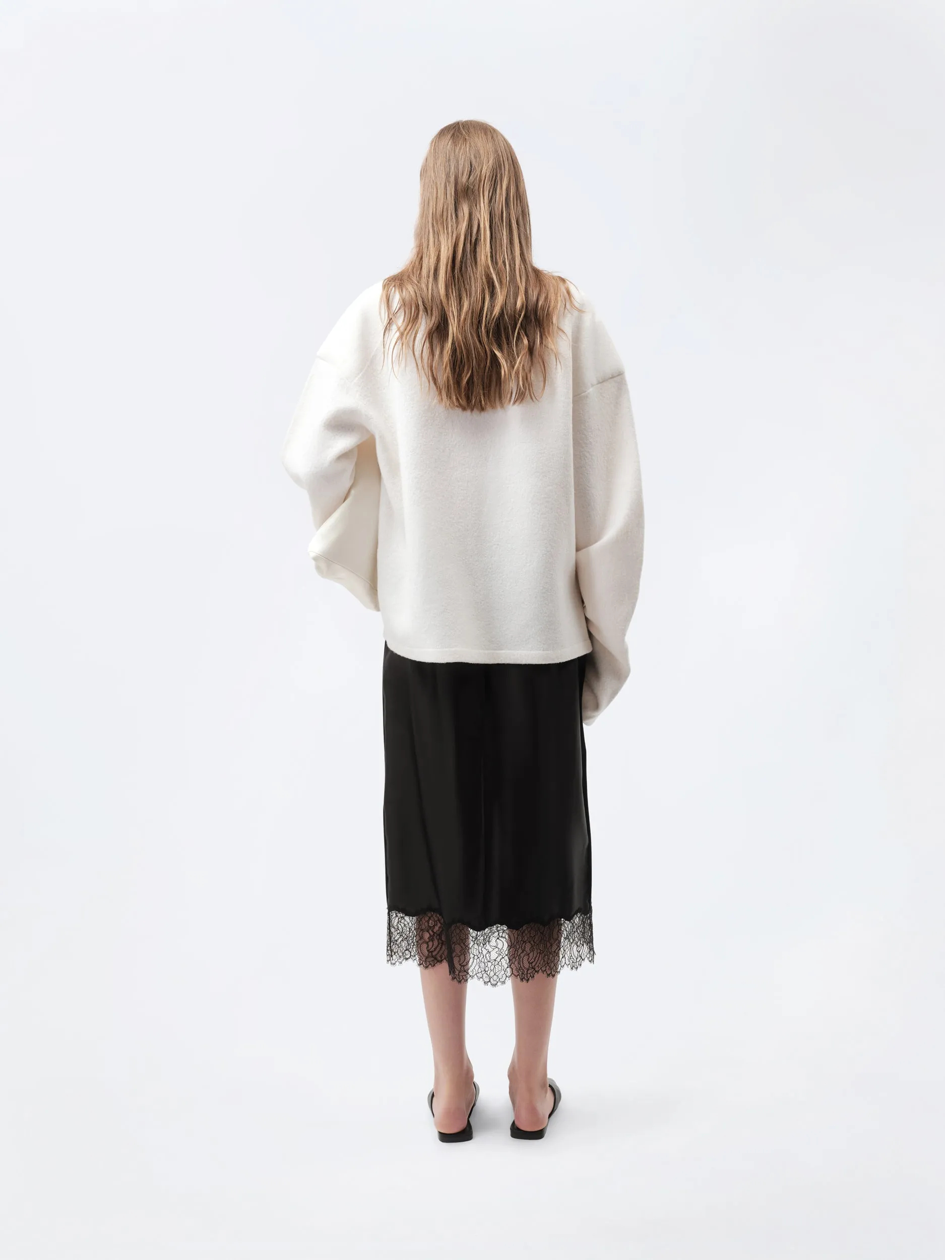 Pull raglan en laine bouillie sold by Carven product image thumbnail 4