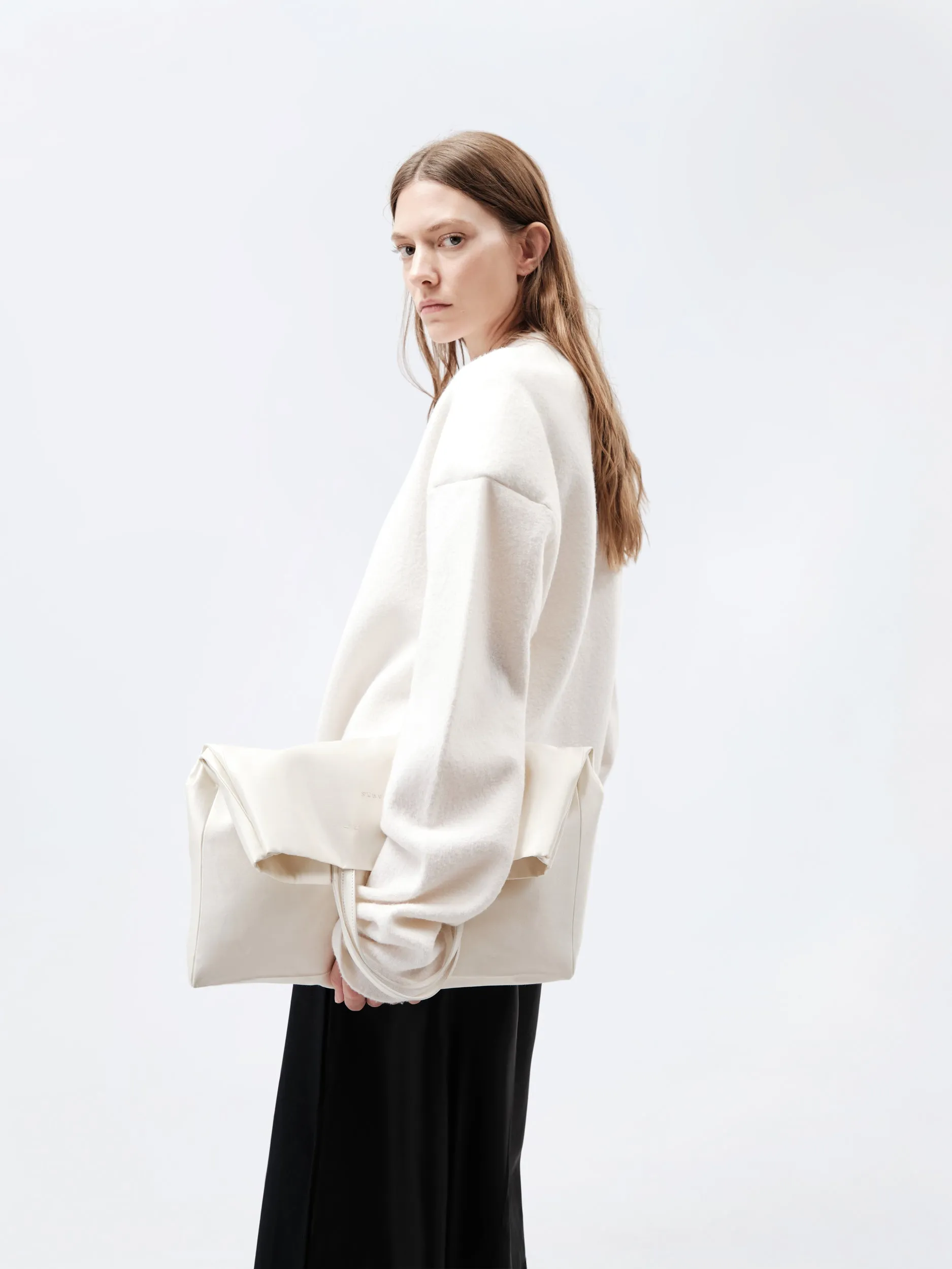 Pull raglan en laine bouillie sold by Carven product image thumbnail 5