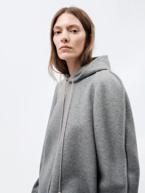 Sweat à capuche en jersey de cachemire et coton made by Carven