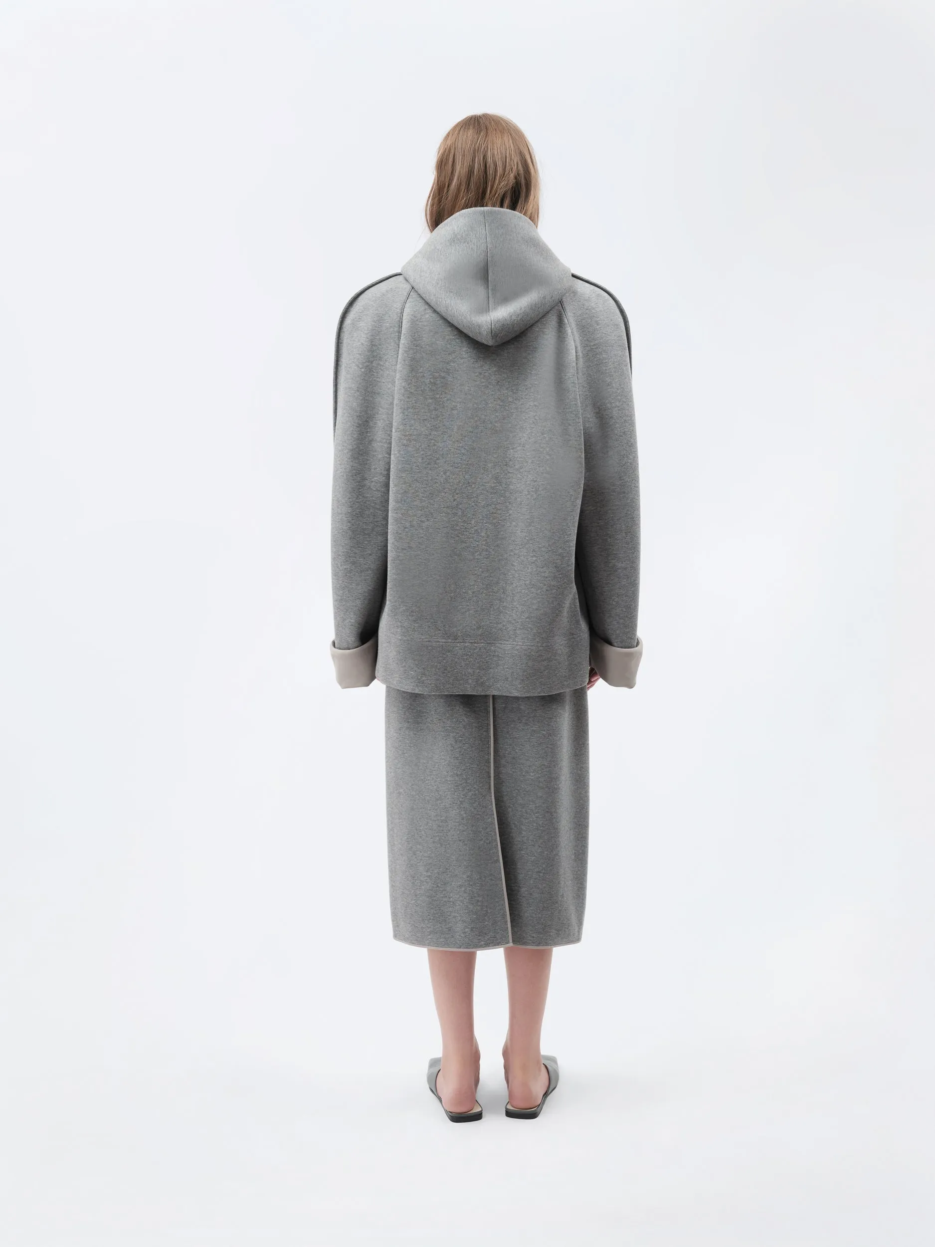 Jupe à enfiler en jersey de cachemire et coton sold by Carven product image thumbnail 3