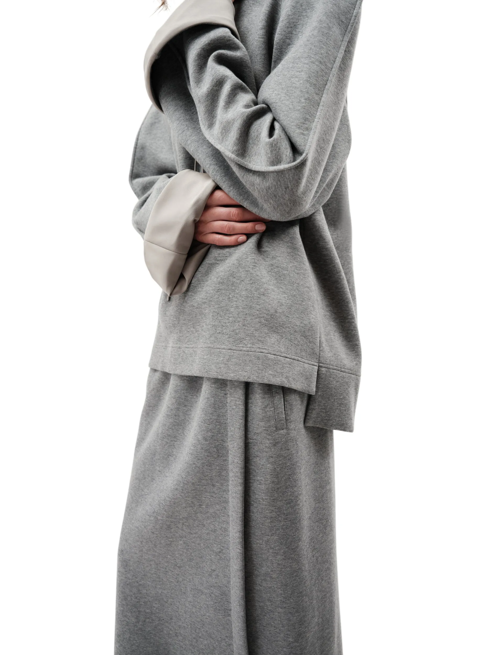 Jupe à enfiler en jersey de cachemire et coton sold by Carven product image thumbnail 4