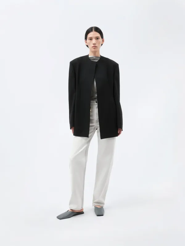 Veste déconstruite en toile de laine made by Carven
