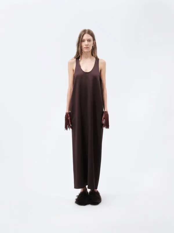 Robe débardeur en double satin made by Carven