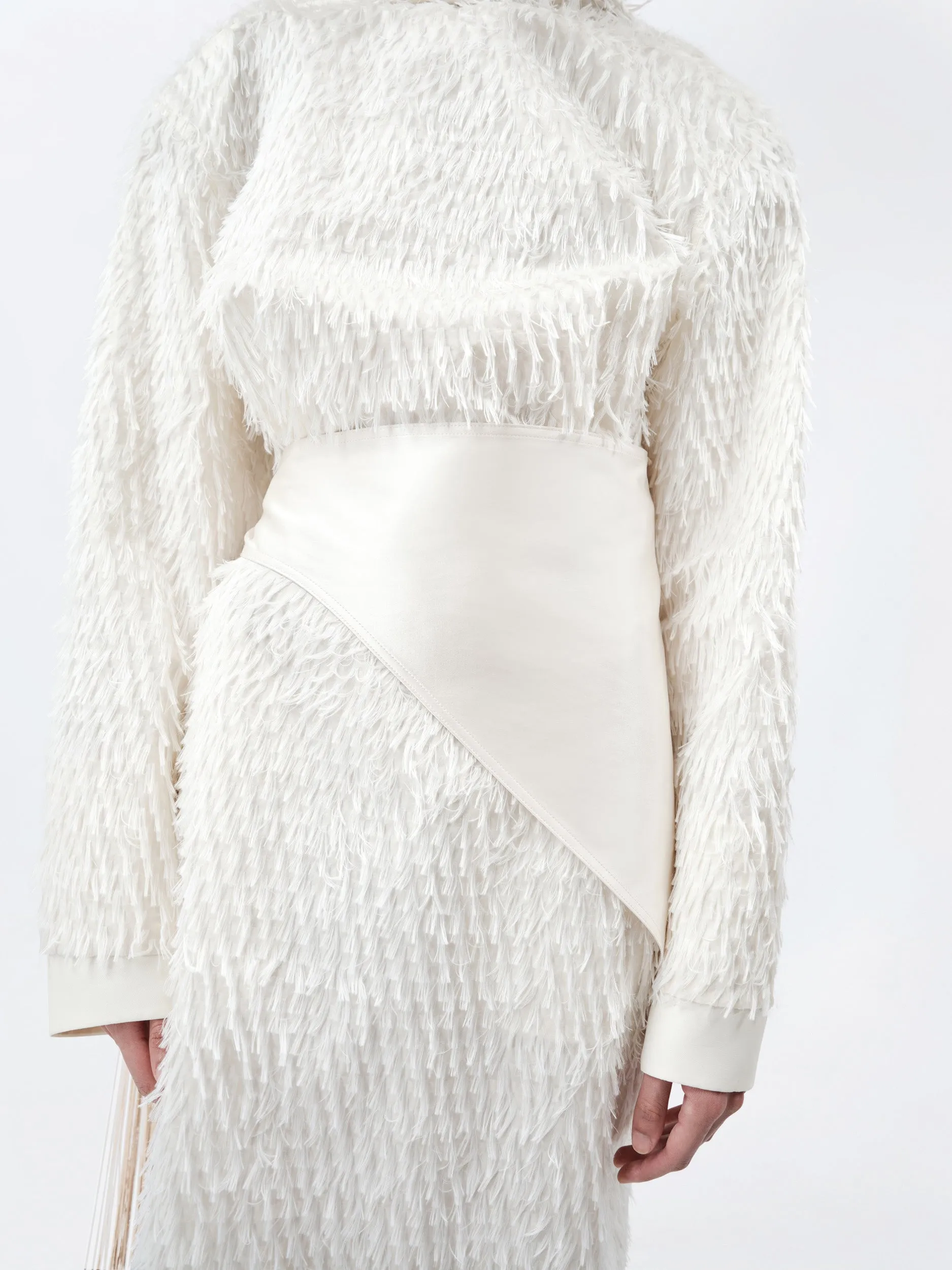 Robe ajustée en jacquard plume sold by Carven product image thumbnail 2