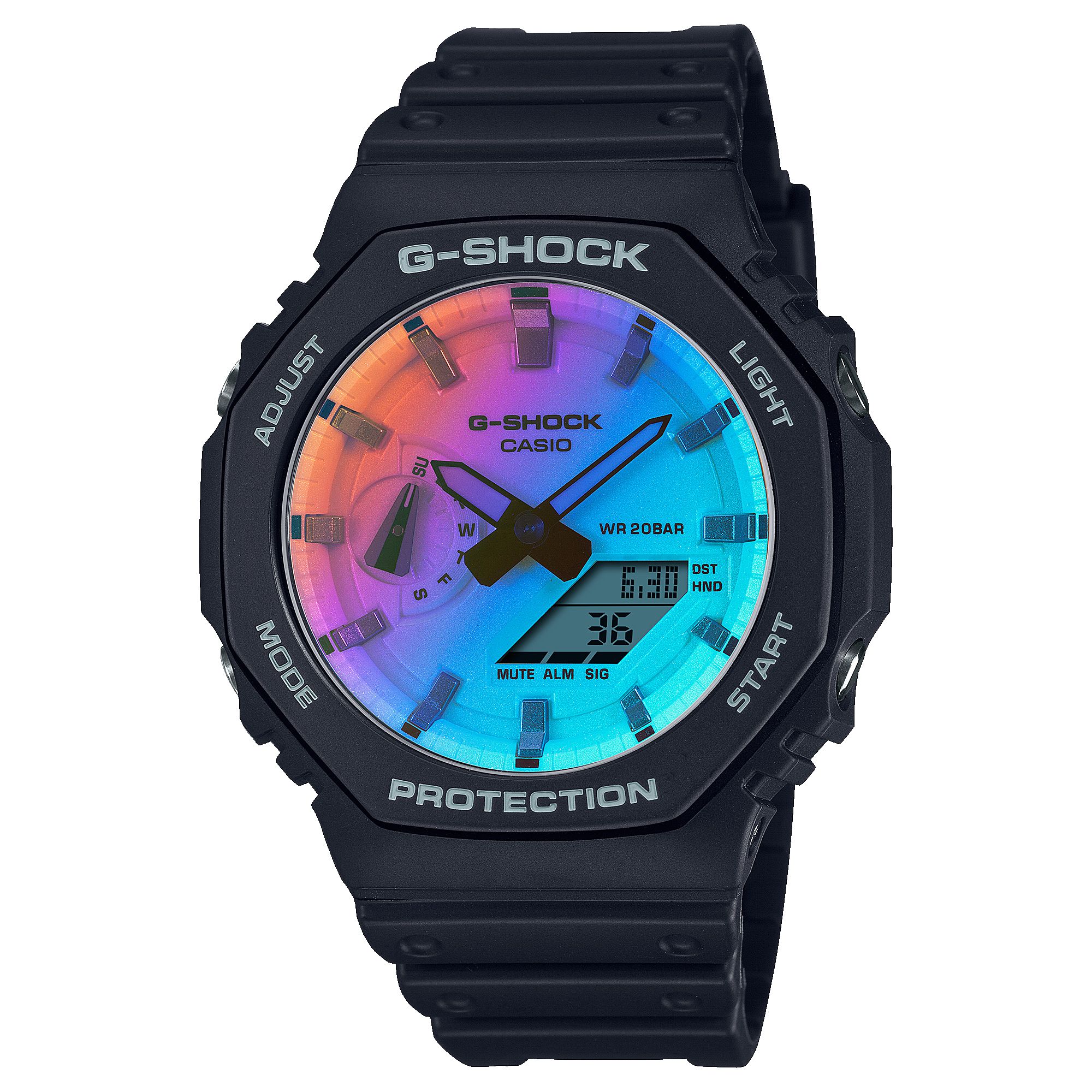 GA-2100SR-1A | G-SHOCK ANALOG-DIGITAL Seri 2100 | CASIO INDONESIA sold by Casio