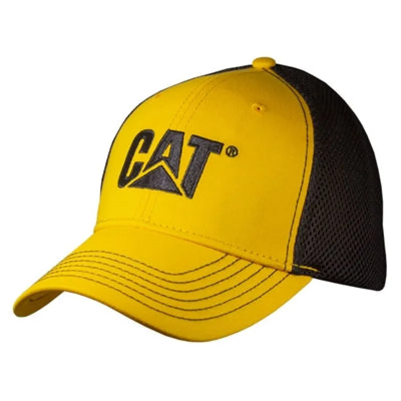 Yellow Blood Cap w/Black Sport Mesh sold by Caterpillar