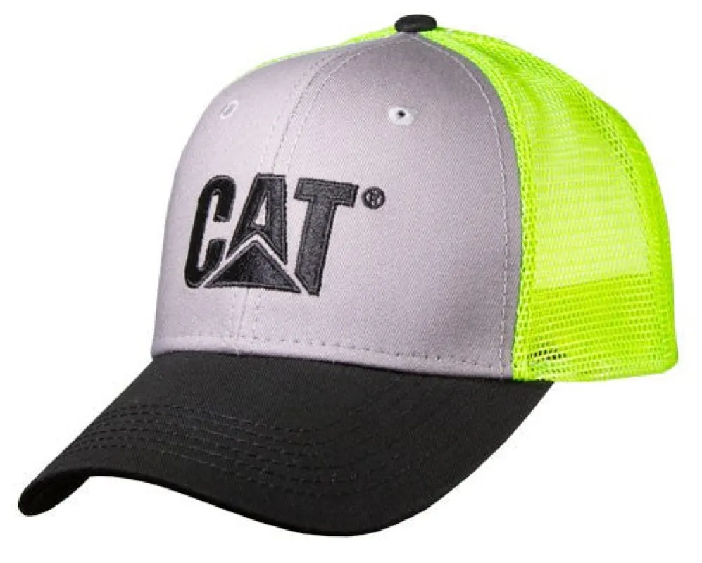 Vortex Grey Front w/Neon Mesh Cap sold by Caterpillar